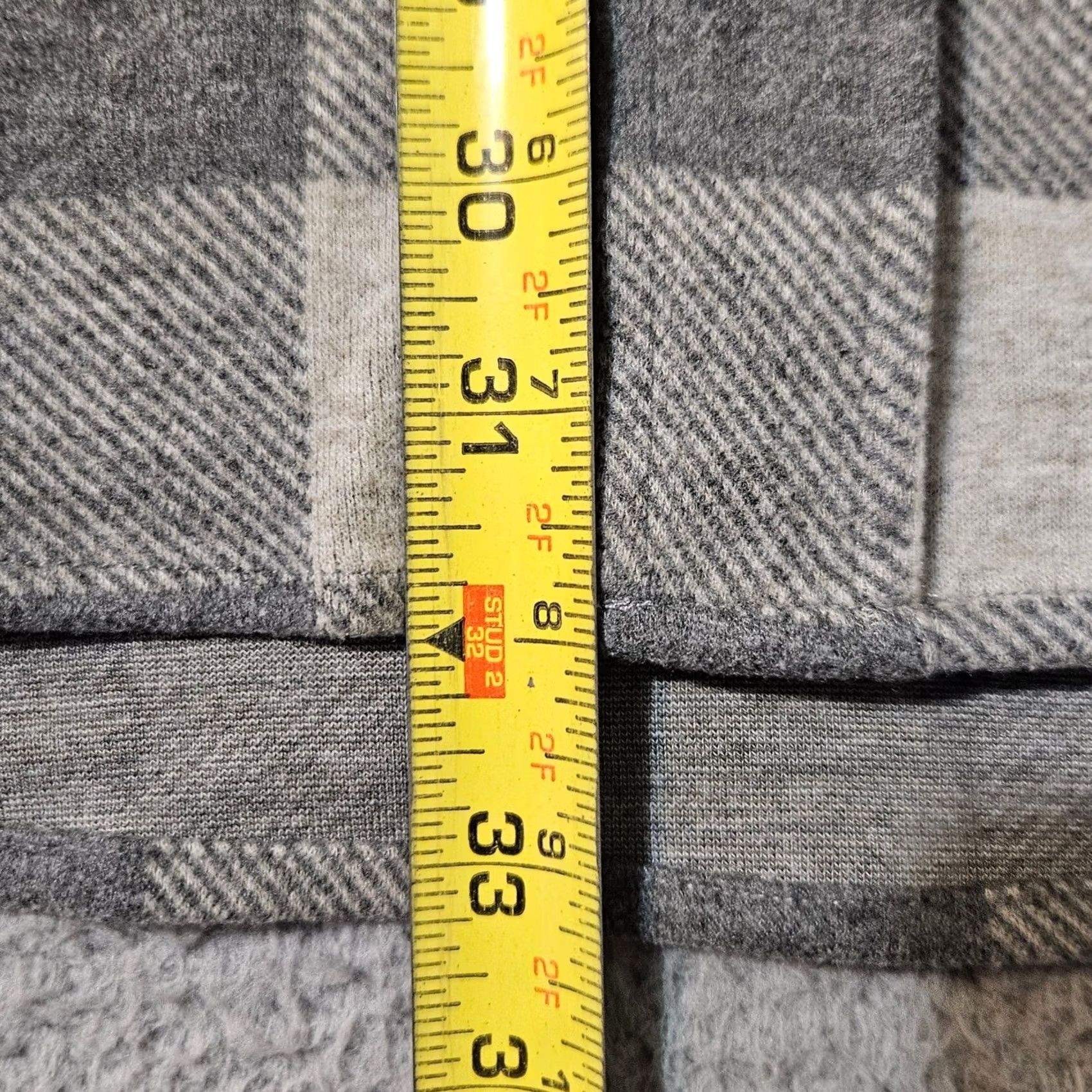 Quince Quince Shirt Mens XL Gray Stretch Sweater Fleece Plaid Soft Comfy Flannel Size US XL / EU 56 / 4 - 6 Thumbnail