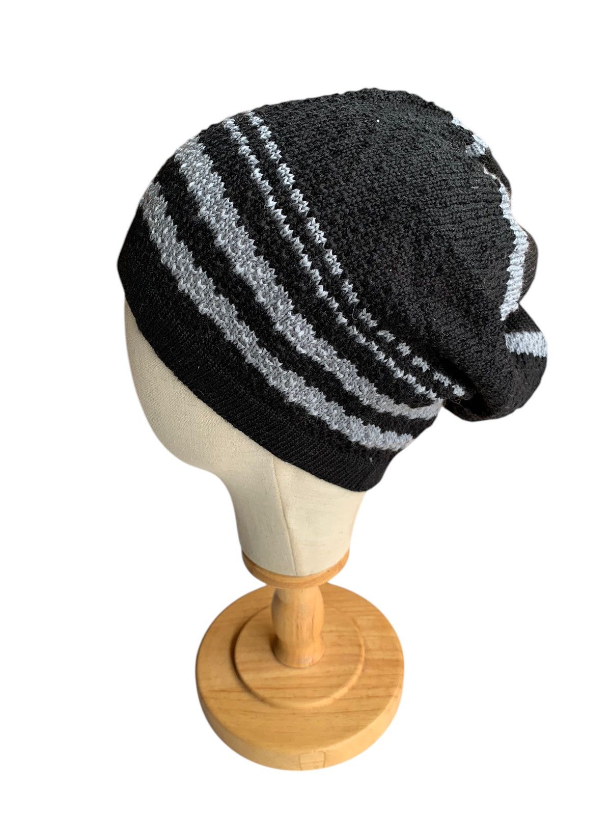 Japanese Brand × Kapital × Vintage Japanese Knitted Stripe Winter Sessions Long Beanie Hats Size ONE SIZE - 3 Thumbnail