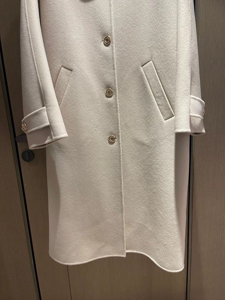 Loro Piana LORO PIANA Shape pleated pure cashmere coat Size XS / US 0-2 / IT 36-38 - 4 Thumbnail