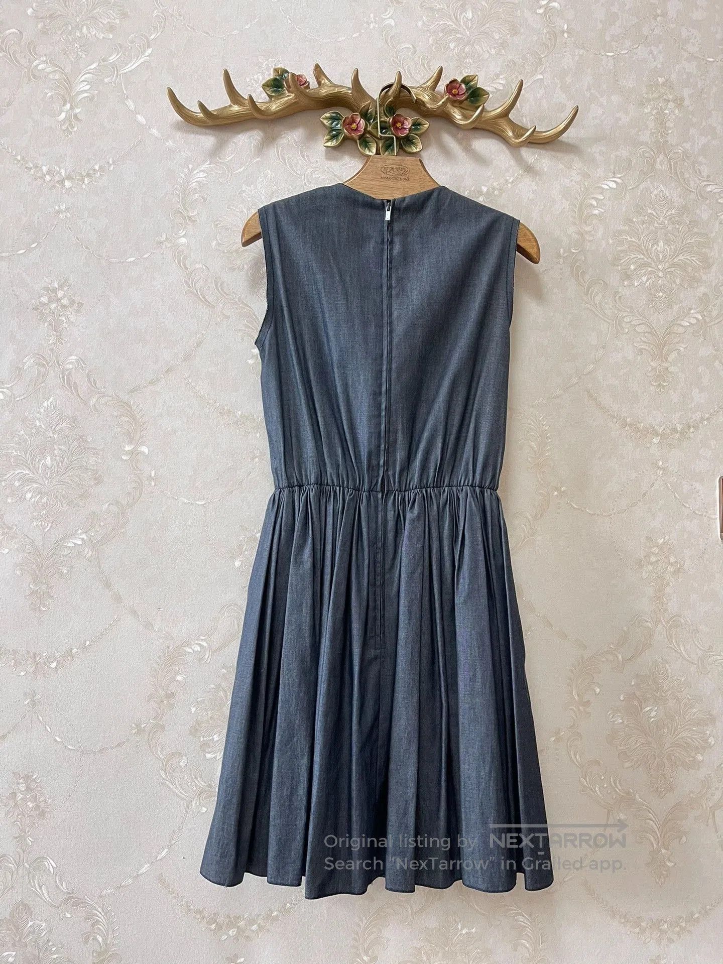 Miu Miu Miu Miu Runway Yang Mi Denim Dress. Size M / US 6-8 / IT 42-44 - 8 Thumbnail