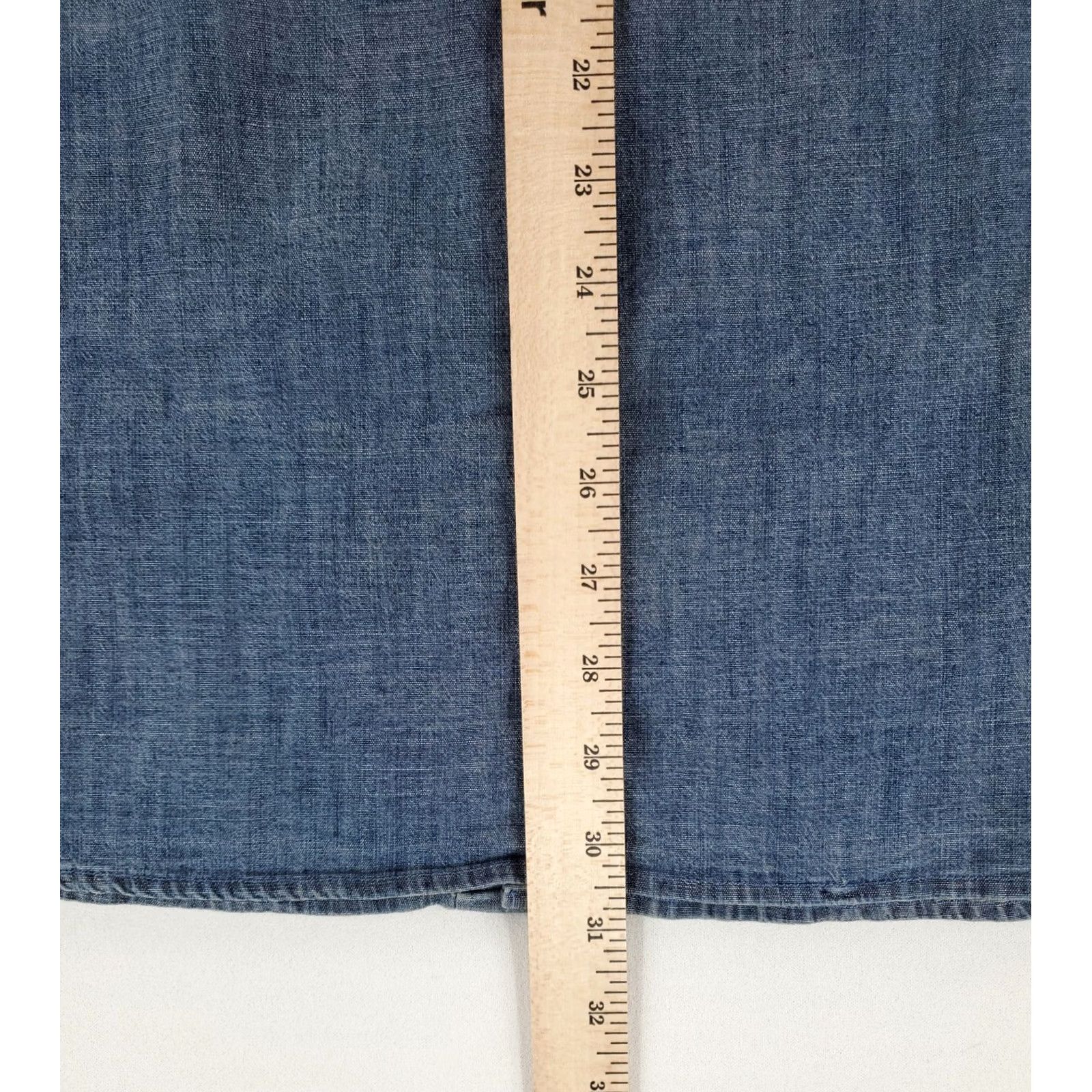 Peter Millar Peter Millar Shirt Tamworth Button-Down Blue Chambray Long Sleeve Mens XL Size US XL / EU 56 / 4 - 5 Thumbnail