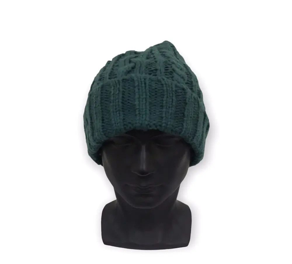 Japanese Brand Japanese Brand Plain Knit Design Beanie Hat Size ONE SIZE - 2 Thumbnail