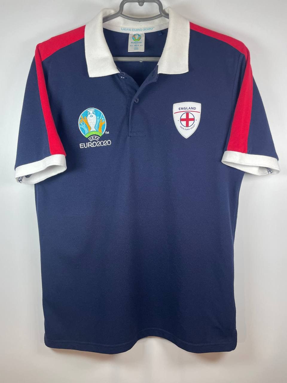 UEFA EURO 2020 Football Championship Polo - England - Collectible Size US S / EU 44-46 / 1 - 1 Thumbnail