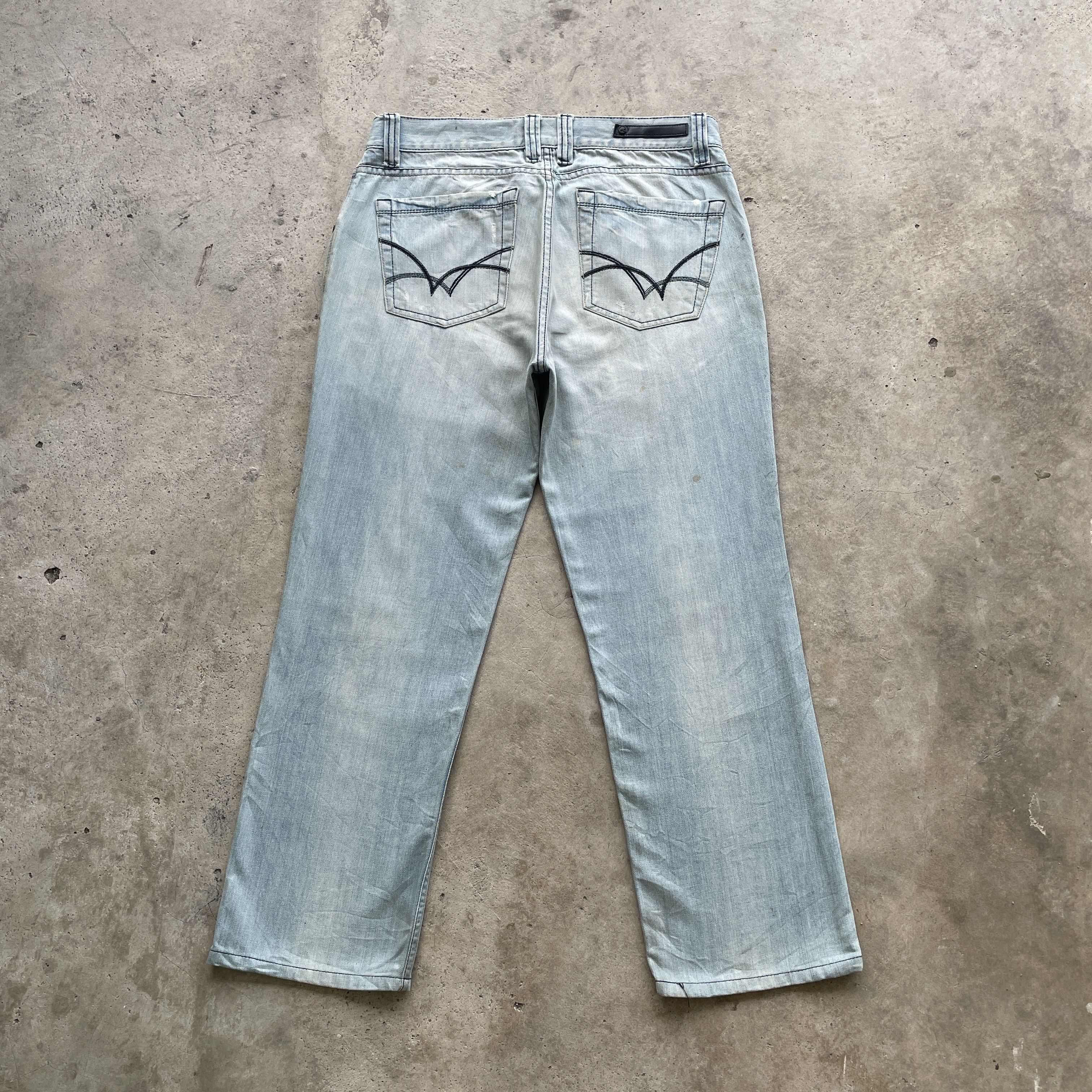 Japanese Brand VINTAGE JAPANESE JEANS FADED DENIM PANTS W33x27 Size US 33 - 13 Thumbnail