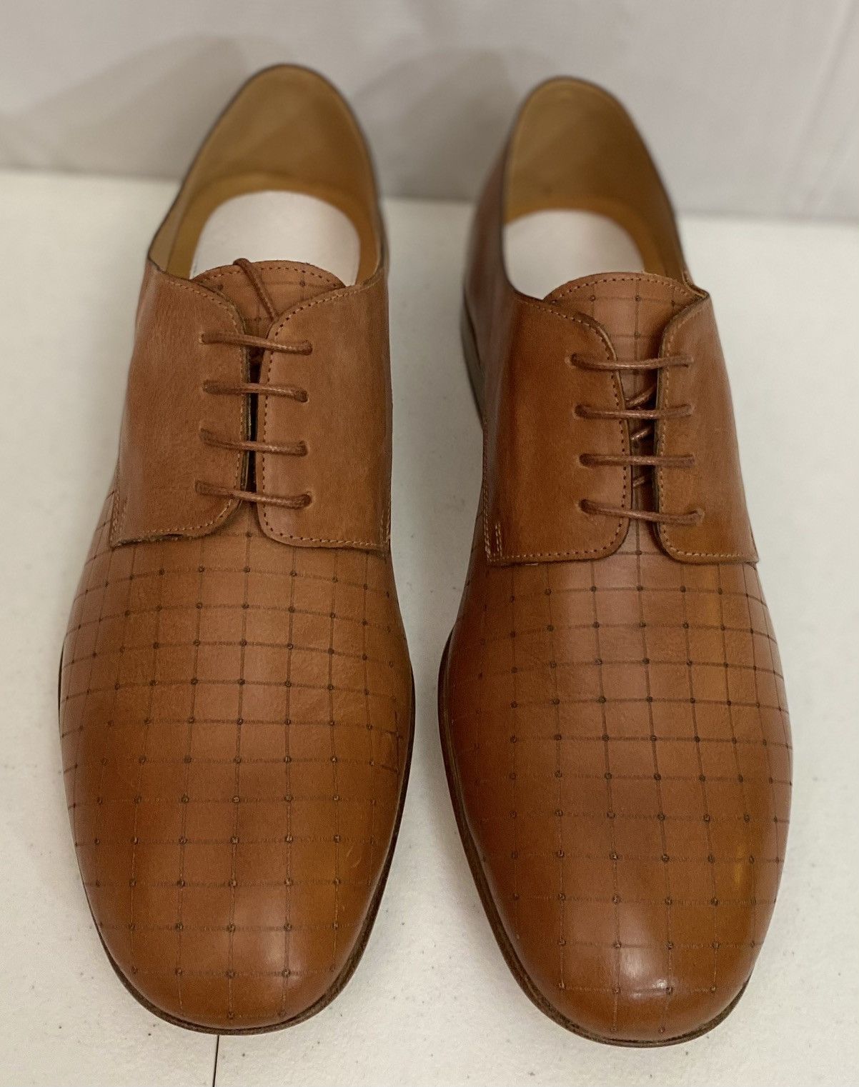 Maison Margiela Maison Margiela 22 🇮🇹 Brown veg tan laser matrix derby 8 New Size US 8 / EU 41 - 14 Thumbnail