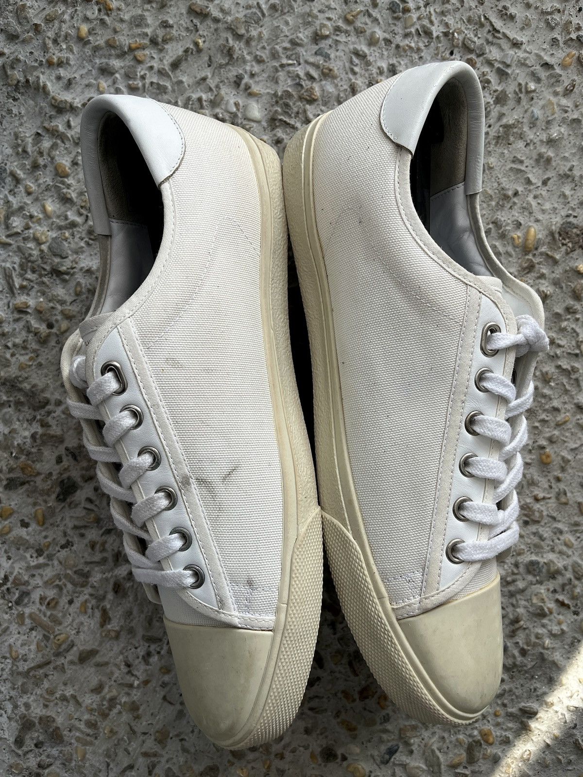 Celine SS20 Celine Blank Canvas Low top Sneaker Size US 7 / EU 40 - 6 Thumbnail