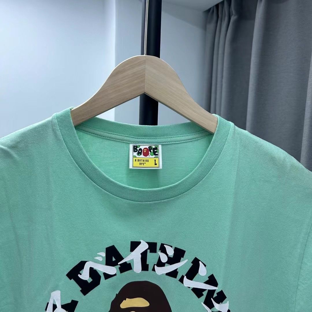 Bape KATAKANA COLLEGE TEE Size US L / EU 52-54 / 3 - 2 Thumbnail