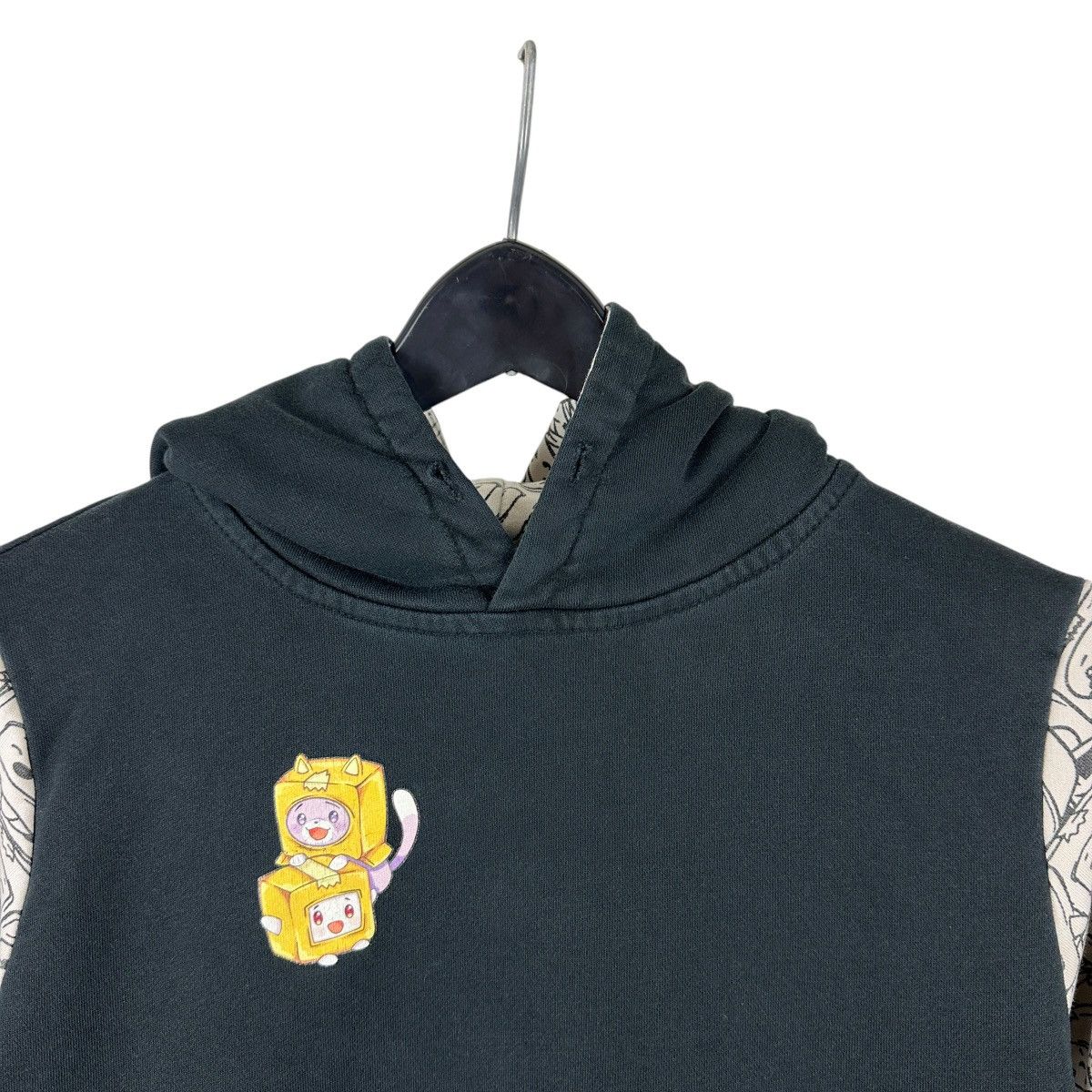 Other Women’s Y2K Petite Lankybox Anime Manga Hoodie Size M / US 6-8 / IT 42-44 - 3 Thumbnail