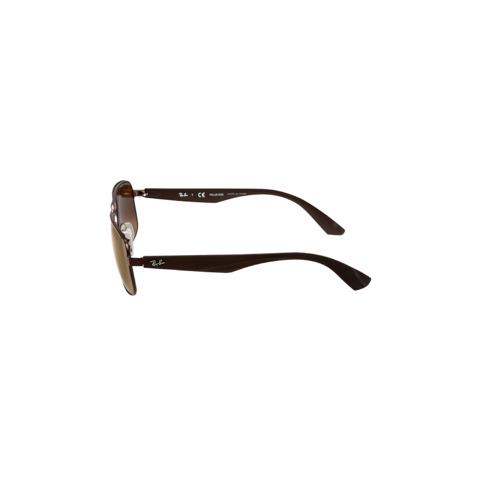 RayBan Ray-Ban Aviator Sunglasses Matte Brown / Brown Lens RB3524 Size ONE SIZE - 3 Thumbnail