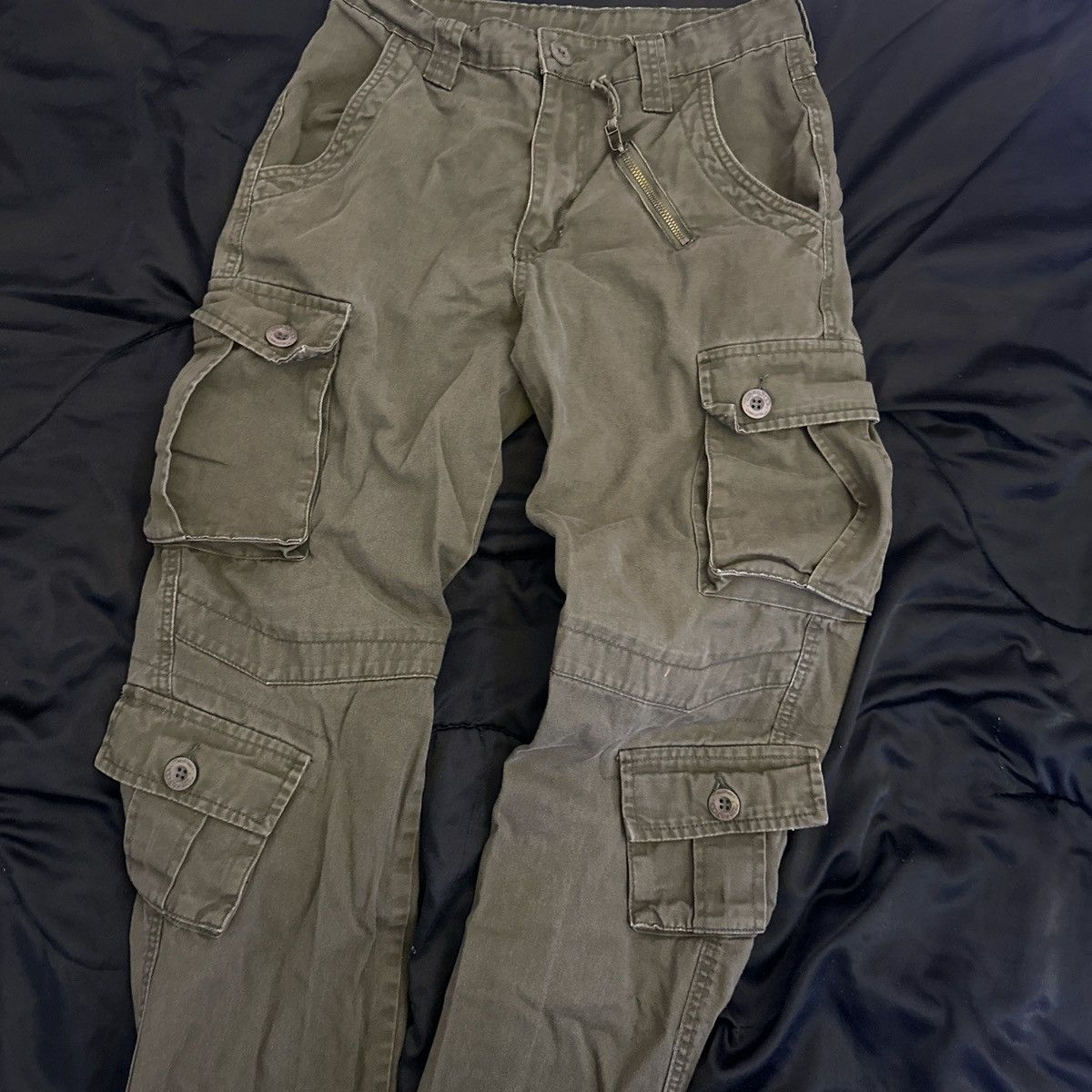 Other Green cargo pants Size US 29 - 1 Thumbnail