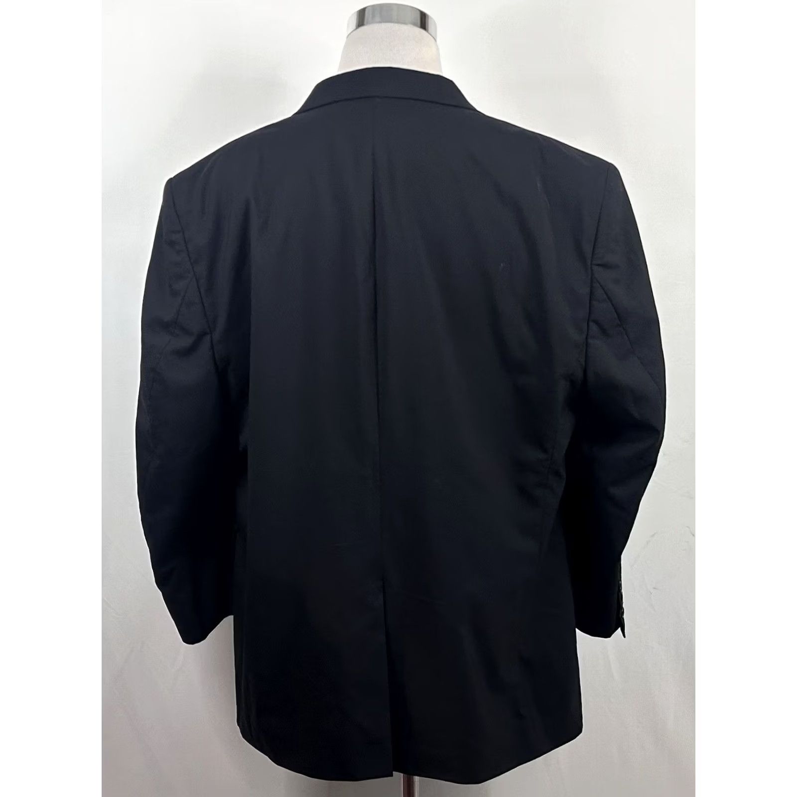 Jos. A. Bank Jos A Bank Sport Coat 50R Wool Black Two-Button Single-Breasted Lined 100% Wool Formal Mens Size US M / EU 48-50 / 2 - 6 Thumbnail