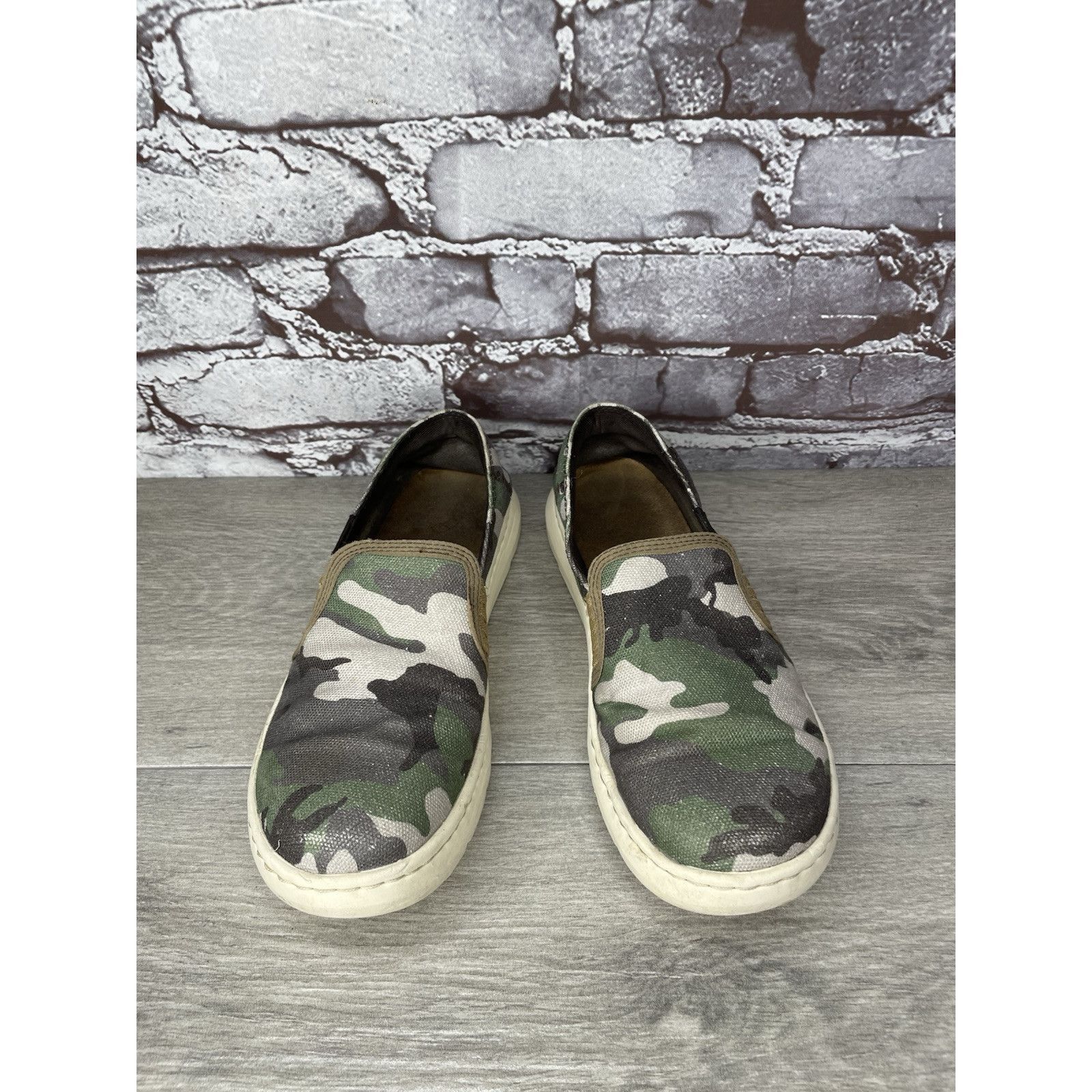 Ariat Ariat Cruiser Camo Green Brown Canvas Fabric Slip On Shoes W Size US 7.5 / IT 37.5 - 19 Thumbnail