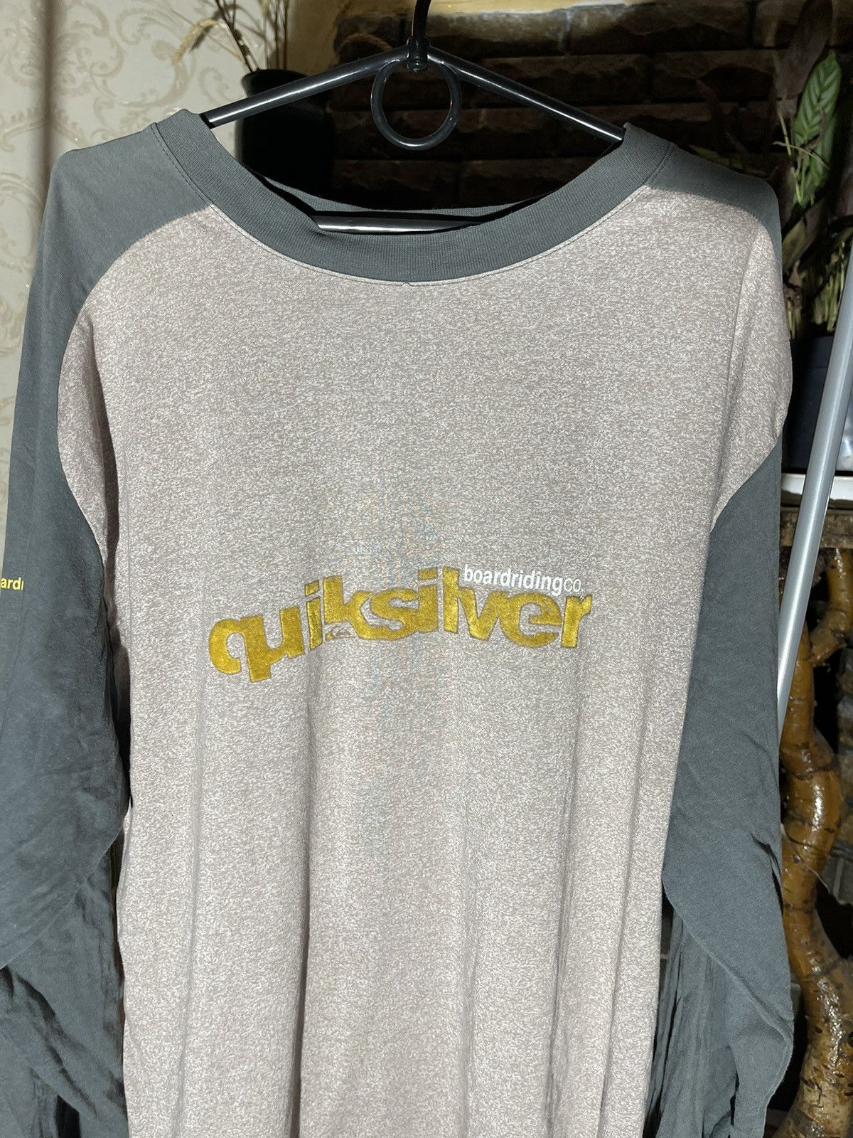 Quiksilver × Vintage Vintage 90s Quiksilver center logo longsleeve Size US L / EU 52-54 / 3 - 3 Thumbnail
