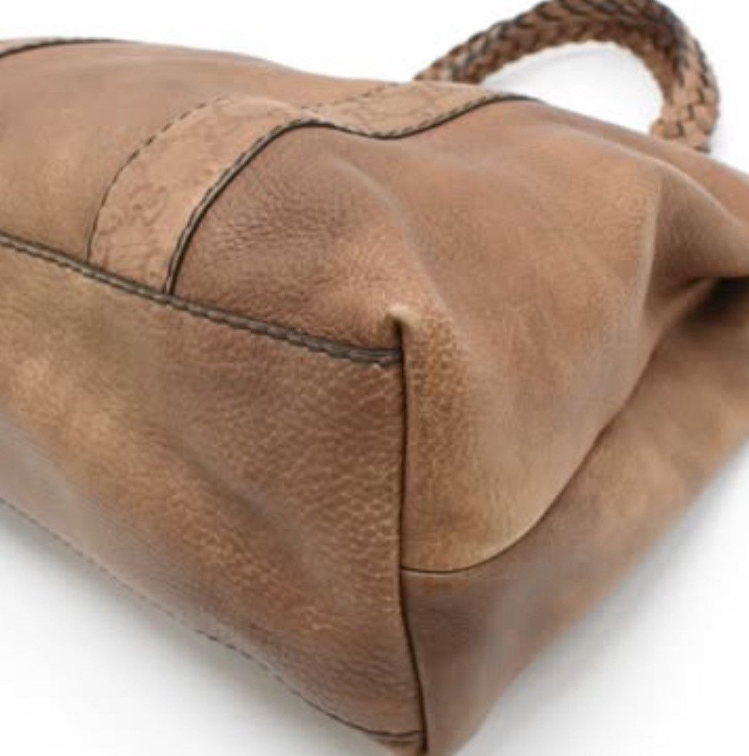 Gucci Gucci Brown Guccissma Bamboo Tote Bag Size ONE SIZE - 5 Thumbnail