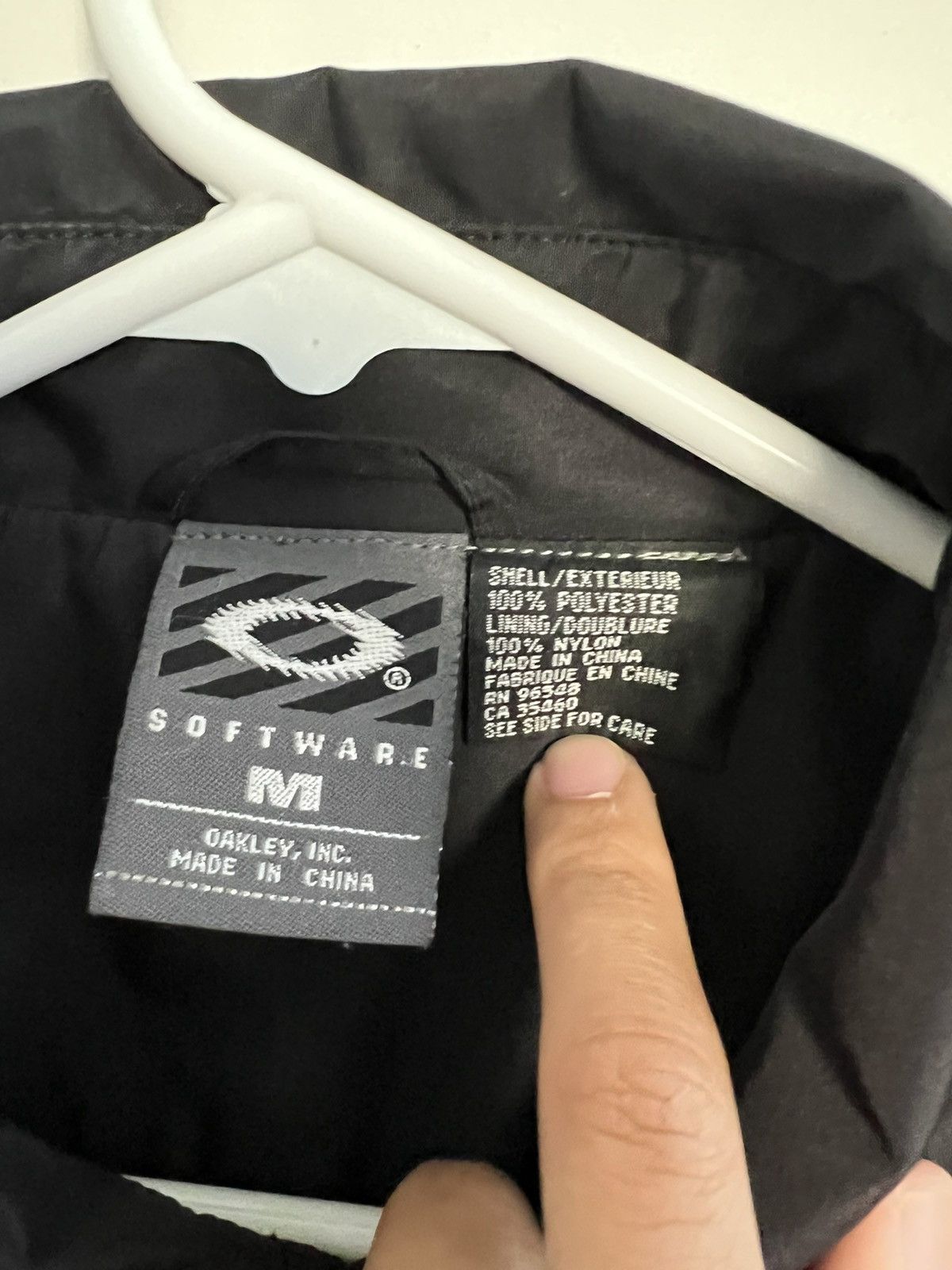 Oakley × Vintage Vintage Oakley Software Black Coach Jacket Medium Size US M / EU 48-50 / 2 - 2 Thumbnail