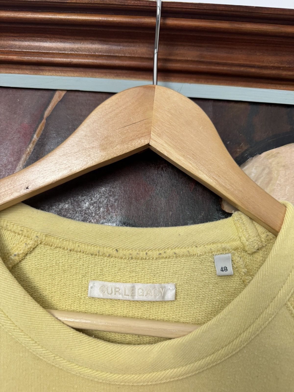 Our Legacy Our Legacy Crewneck High Quality Basic Casual Sun Yellow Size US M / EU 48-50 / 2 - 3 Thumbnail