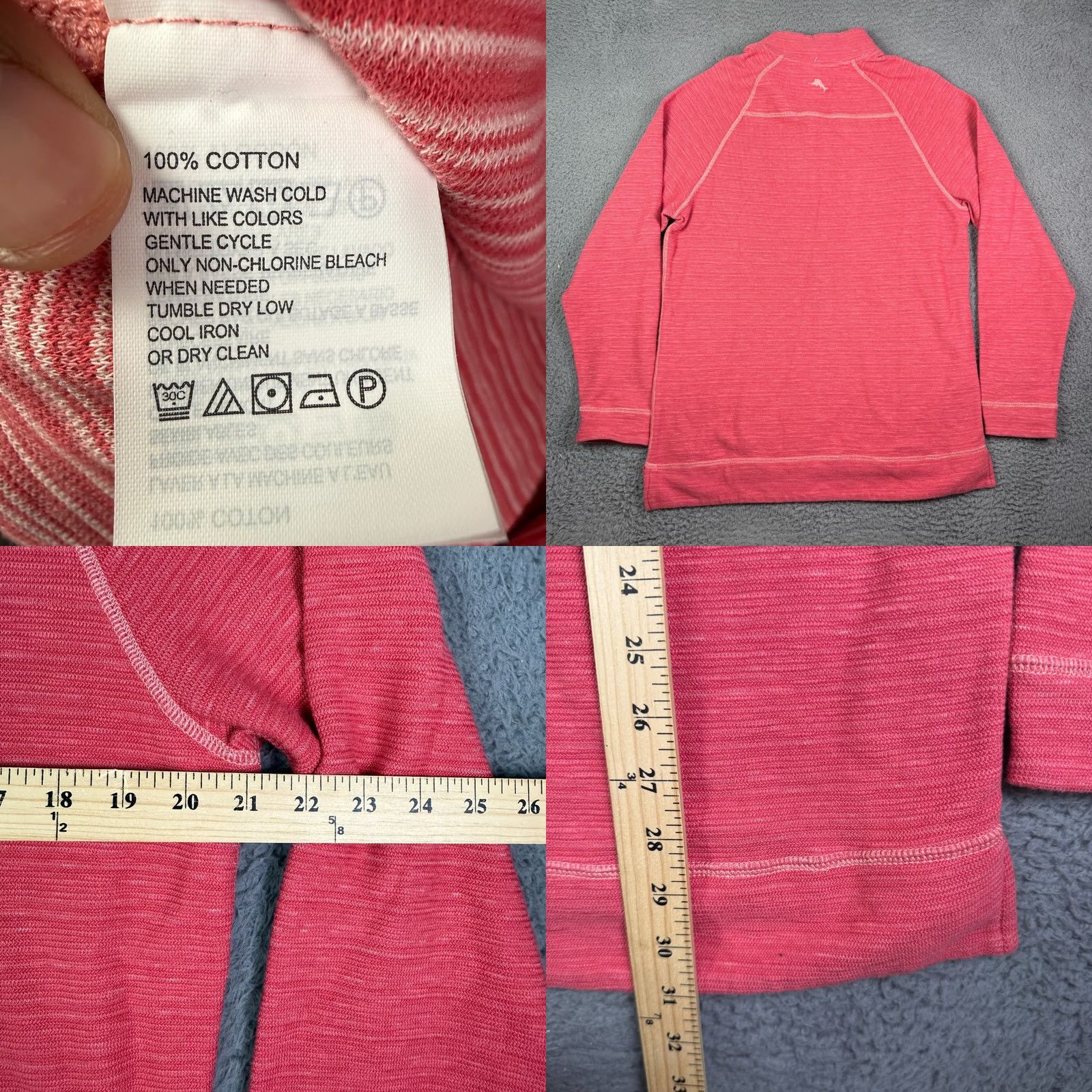 Tommy Bahama Tommy Bahama Flip Breaker 1/2 Half Zip Pullover Mens M Red Sail Reversible Sweater Size US M / EU 48-50 / 2 - 8 Thumbnail