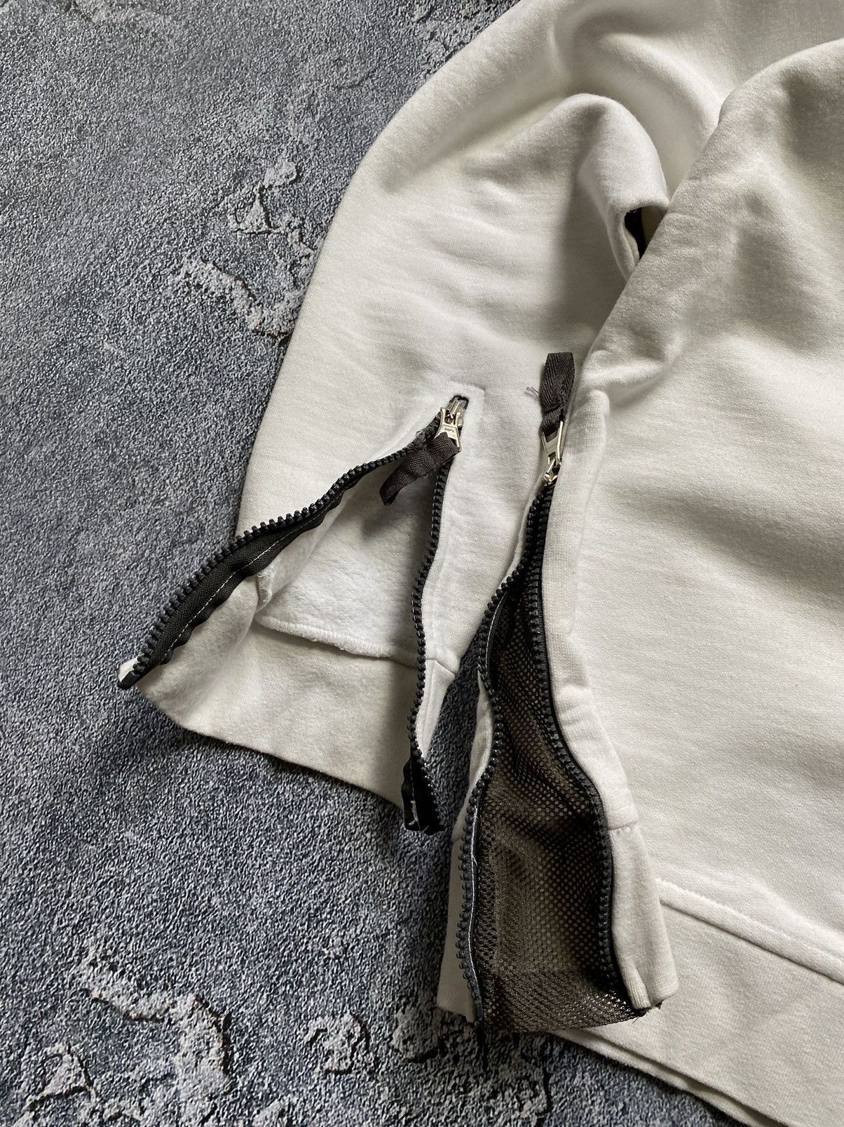 20471120 × Japanese Brand Strito Distorded Logo Diagonal Full Zip Hoodie Jnco Vibe Size US M / EU 48-50 / 2 - 5 Thumbnail