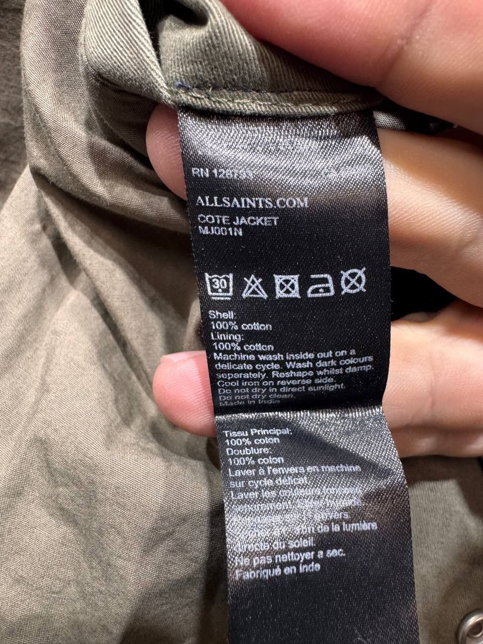 Allsaints Allsaints Cote Field Jacket M-65 Style Mens Size M Size US M / EU 48-50 / 2 - 21 Thumbnail