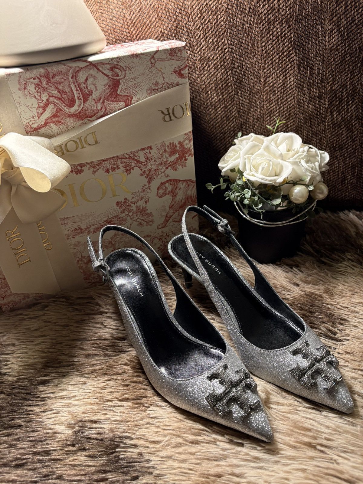 Tory Burch Tory Burch ELANOR Pumps with gemstones Size US 6 / IT 36 - 1 Thumbnail