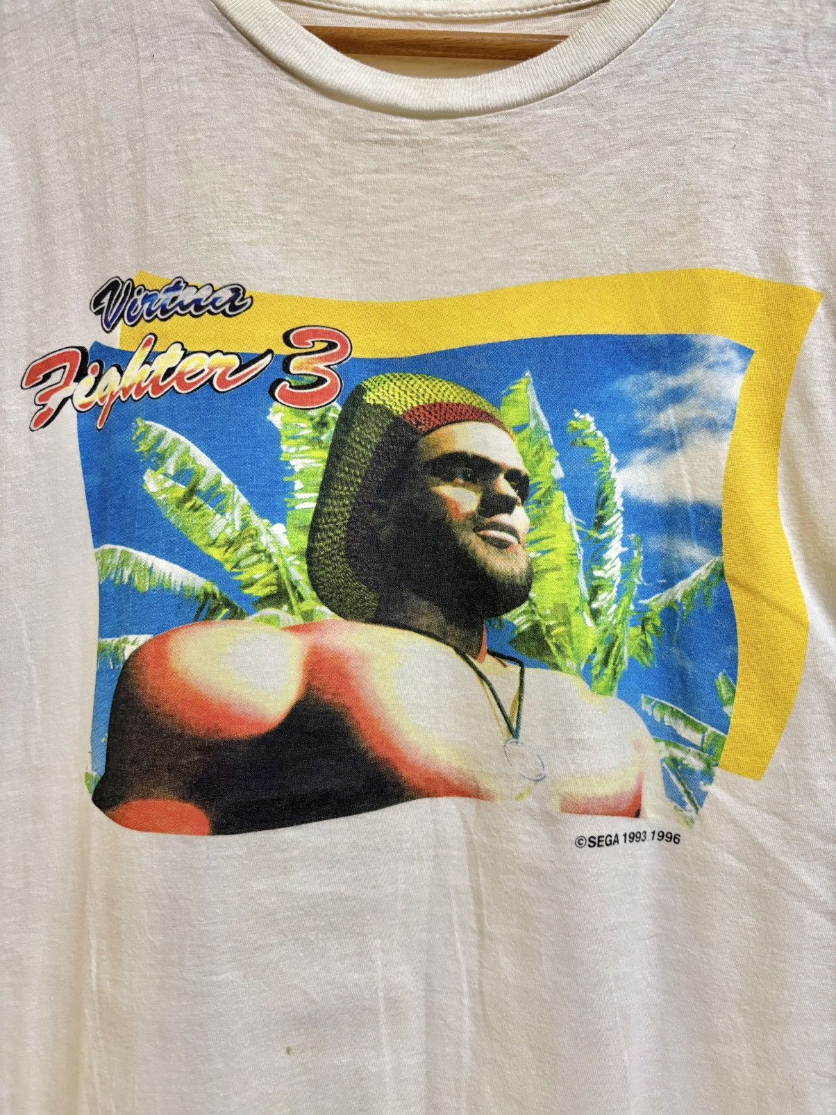Vintage Vintage 90s Virtua Fighter 3 Jeffry Mcwild Game Sega Size US M / EU 48-50 / 2 - 3 Thumbnail
