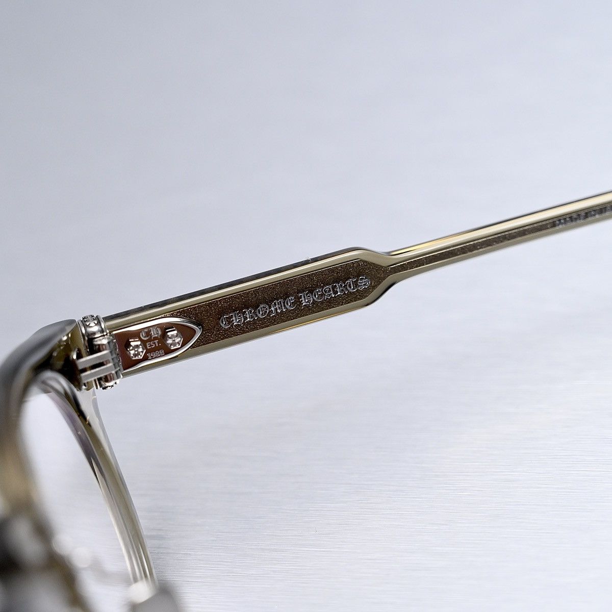 Chrome Hearts CHROME HEARTS DINGALONGLINGLONG ARMY GLASSES Size ONE SIZE - 4 Thumbnail