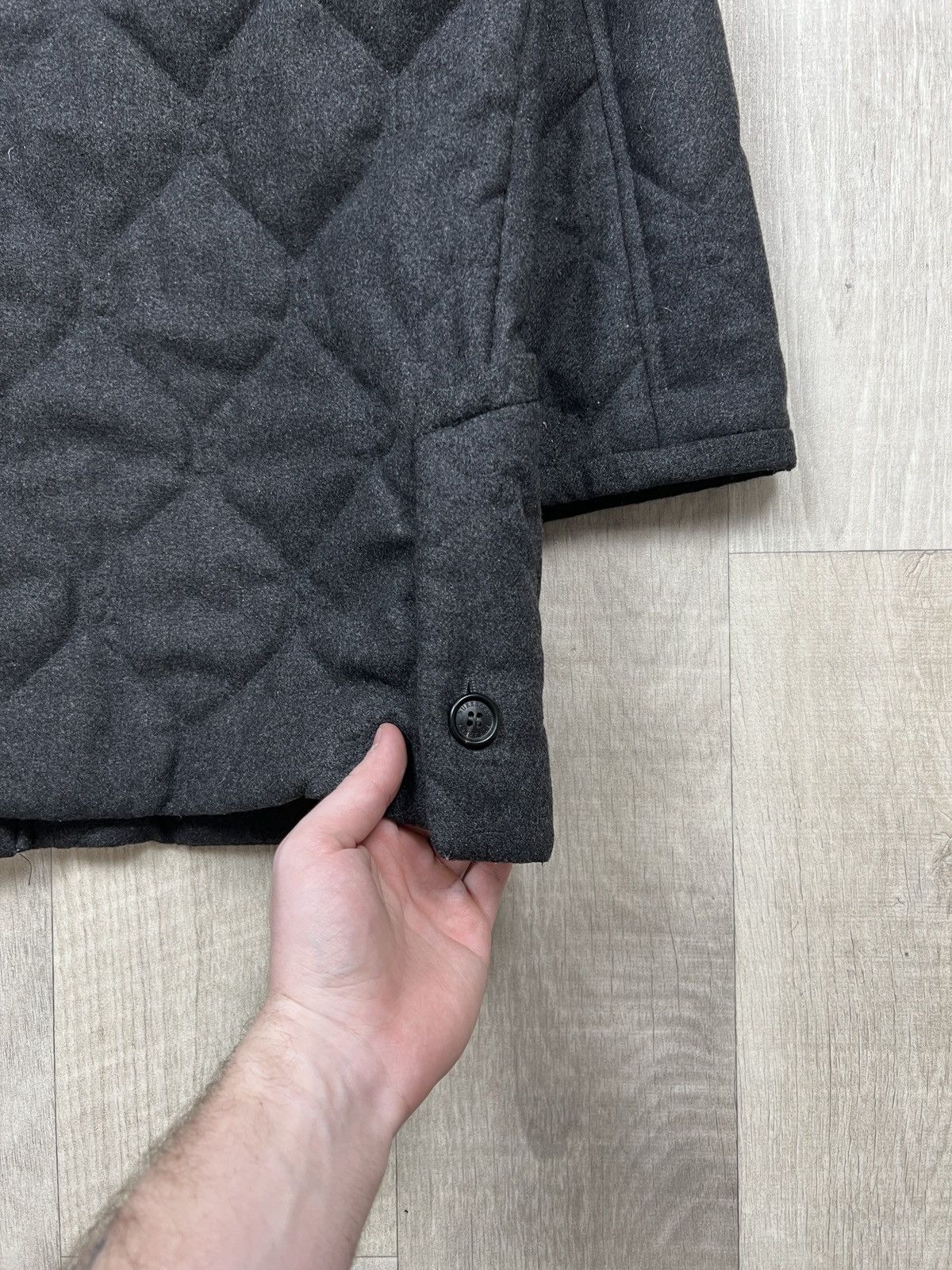 Burberry Burberry Wool Quilted Jacket (Y0287) Size XXL / US 16-18 / IT 52-54 - 11 Thumbnail