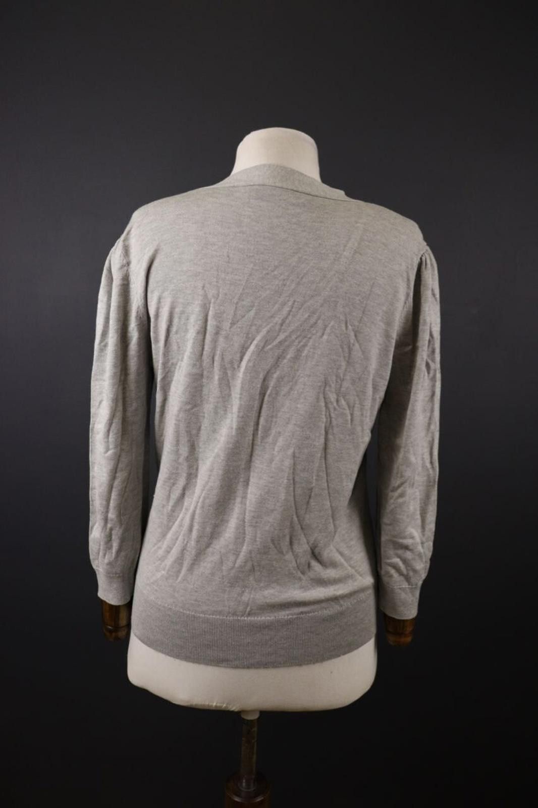 Lauren Ralph Lauren Lauren Ralph Lauren Gray Silk Drawstring Top Shirt Size M Size M / US 6-8 / IT 42-44 - 5 Thumbnail