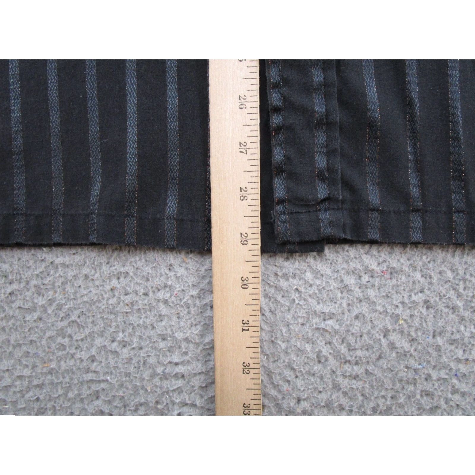 Vintage VINTAGE Montgomery Ward Striped Button Up Shirt Western L Adult Black 1970s 80s Cowboys Men Size US L / EU 52-54 / 3 - 6 Thumbnail