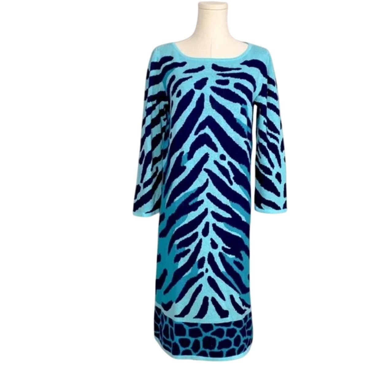 Lilly Pulitzer Lilly Pulitzer Polly Animal Print Sweater Dress Women Small Size S / US 4 / IT 40 - 4 Thumbnail