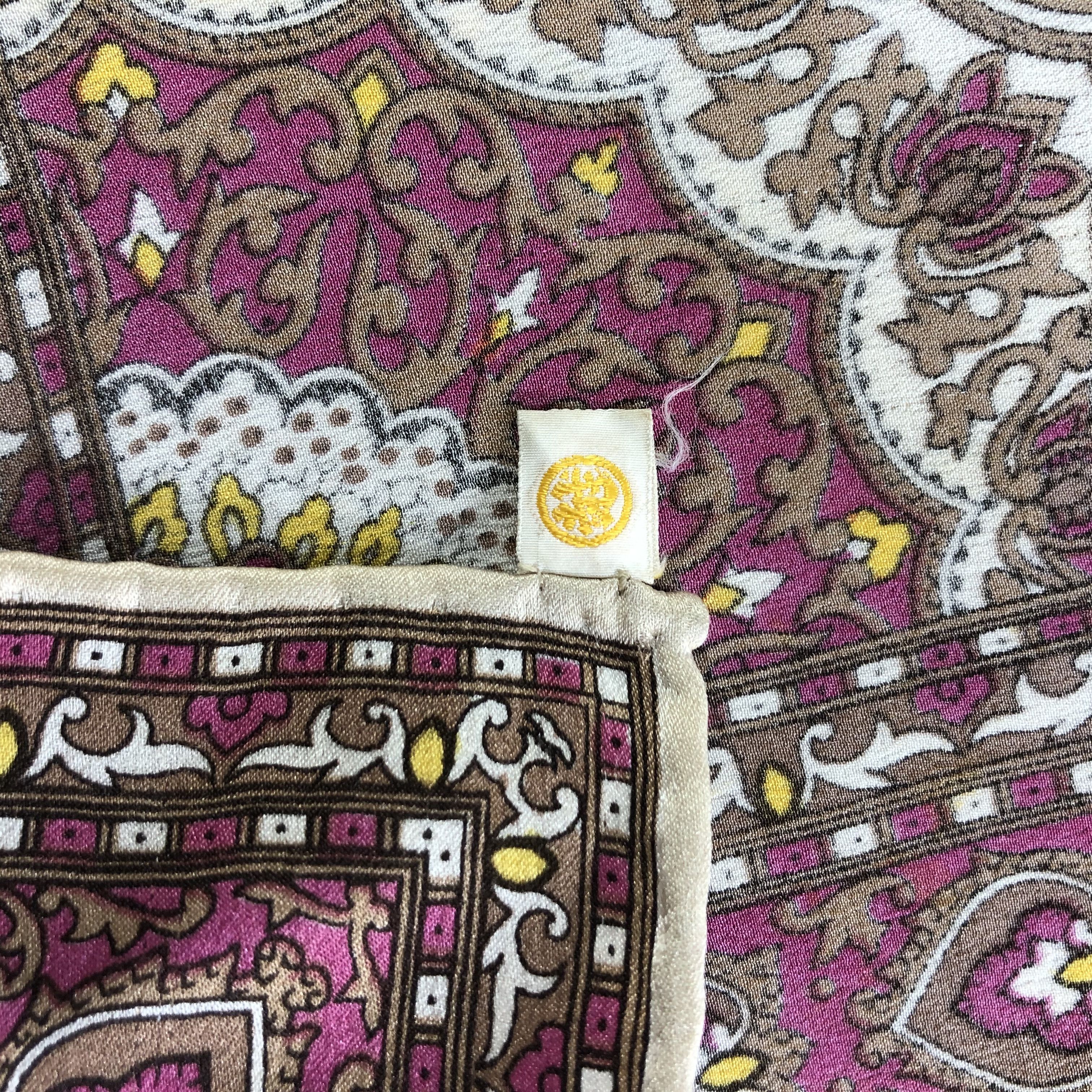 Vintage Vintage Silk Scarf Size ONE SIZE - 8 Thumbnail