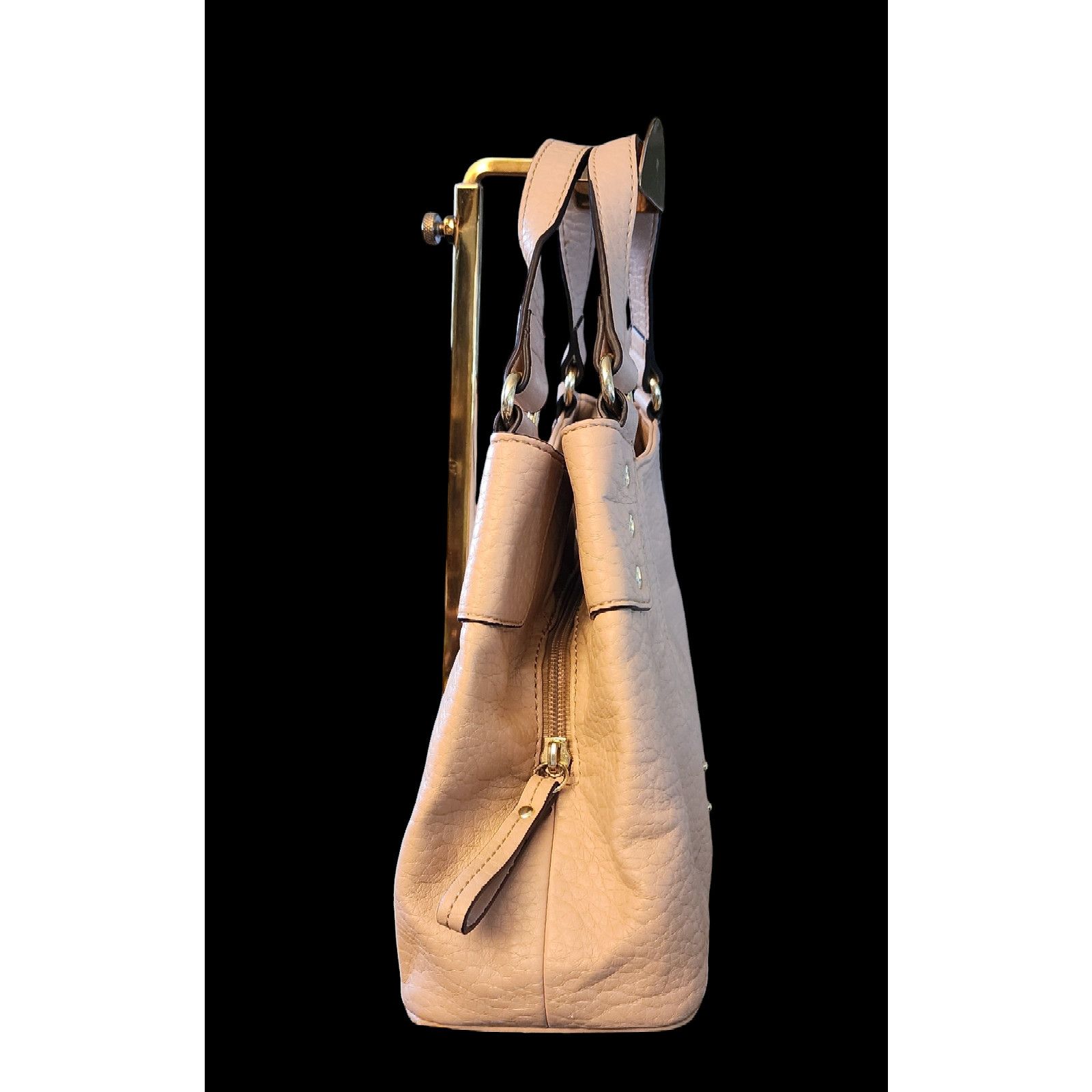 Nicole Miller Nicole Miller faux leather dusty pink satchel Size ONE SIZE - 8 Thumbnail