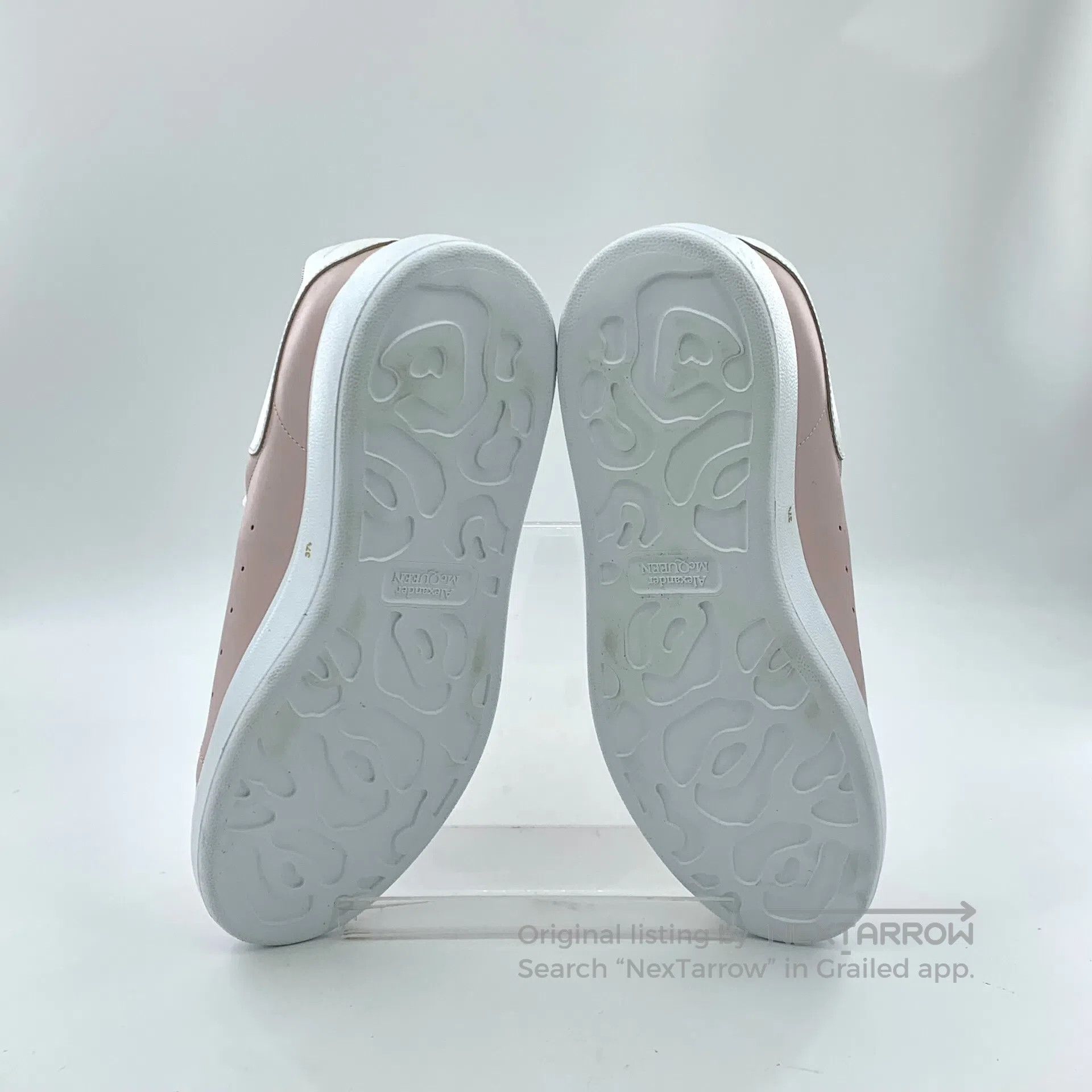 Alexander McQueen Alexander McQueen Pink Laced Casual Flat Sports Shoes| Size US 7 / IT 37 - 5 Thumbnail