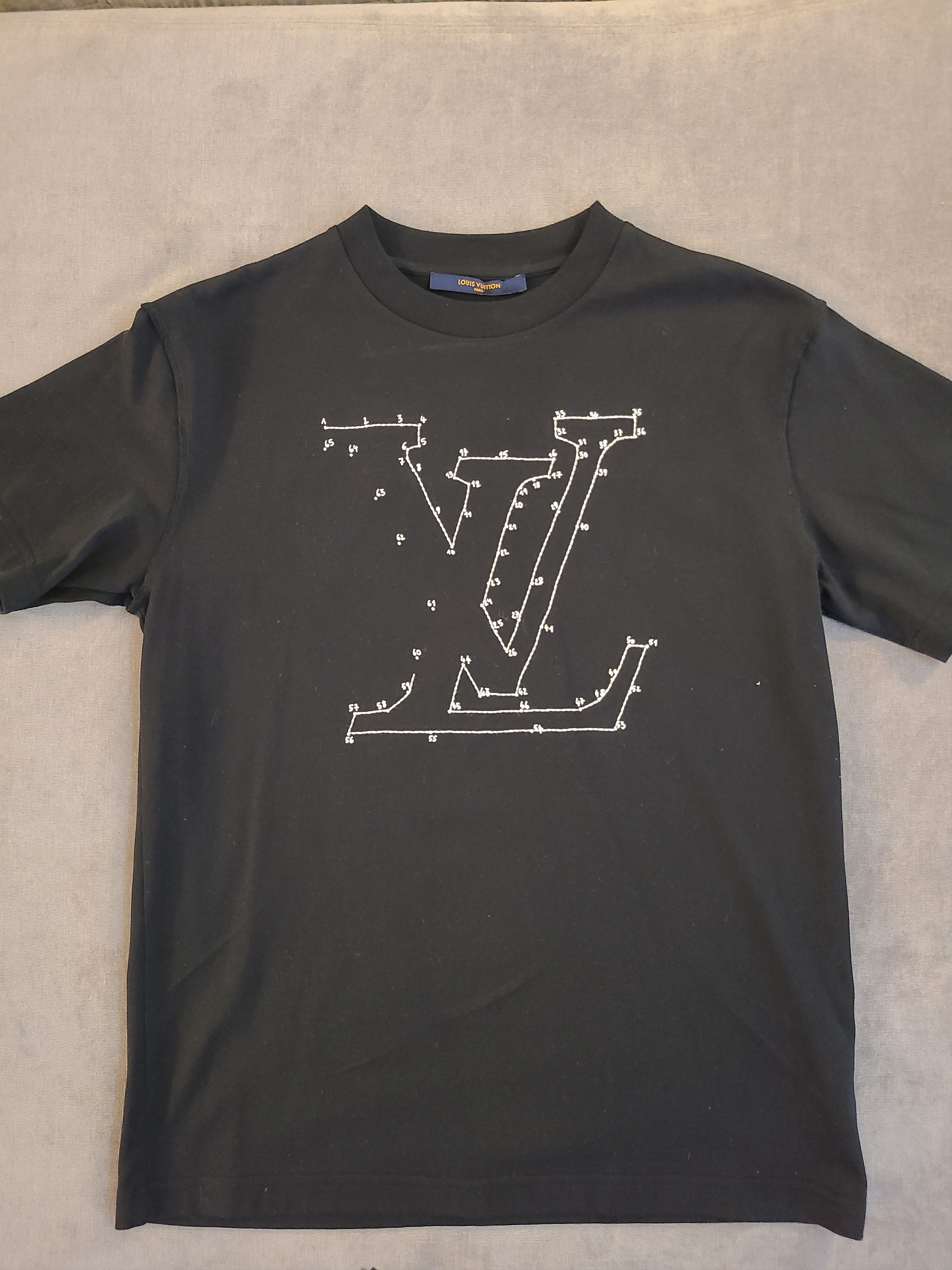 image of Louis Vuitton T Shirt in Black, Men's (Size Small)