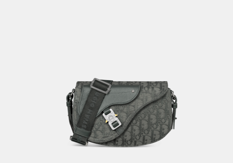 Dior o1w1db10426 1ADPO3 Size :OS / Saddle Messenger Bag in Gray Size ONE SIZE - 1 Thumbnail