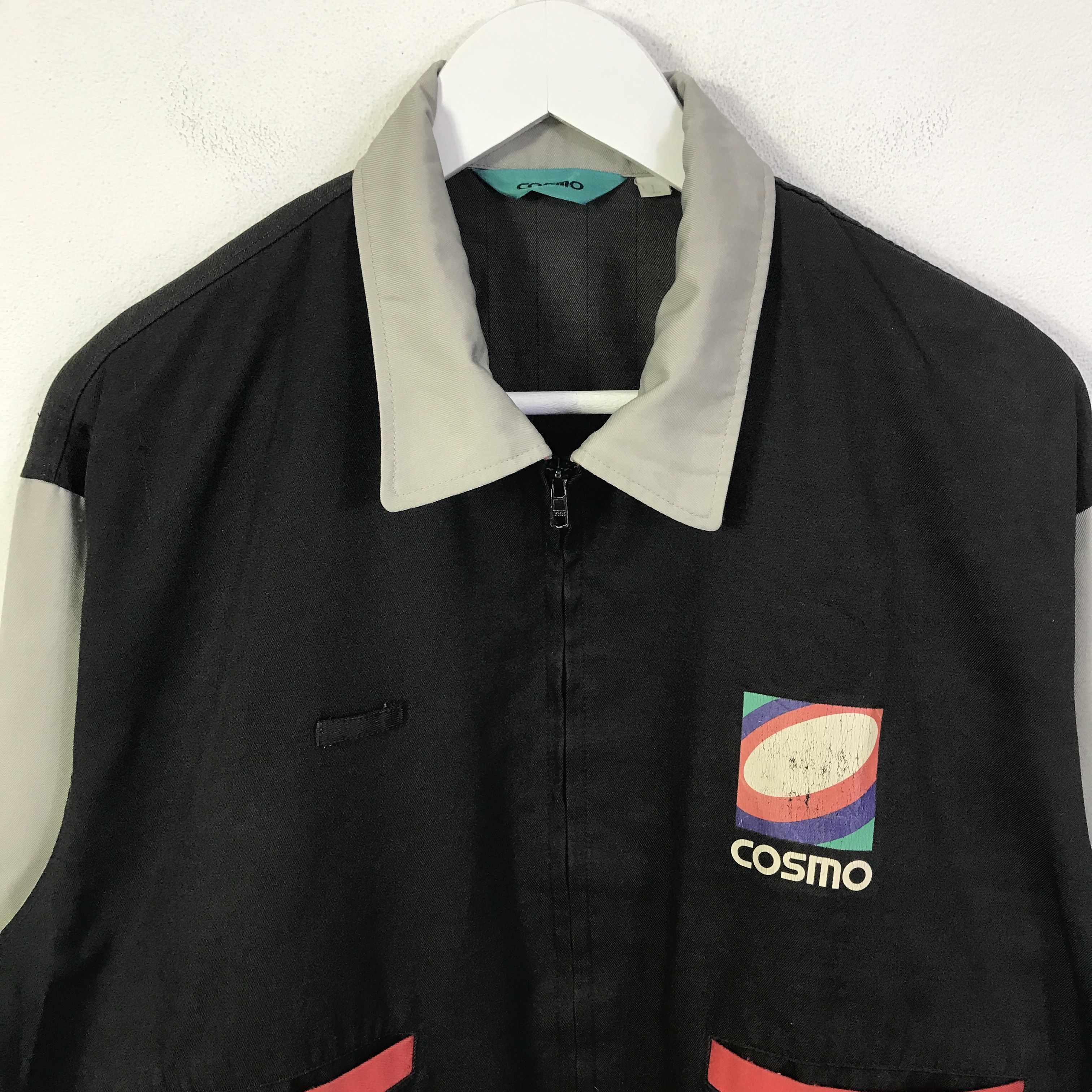 Japanese Brand Vtg cosmo Racing Team jacket K98B18 Size US L / EU 52-54 / 3 - 4 Thumbnail
