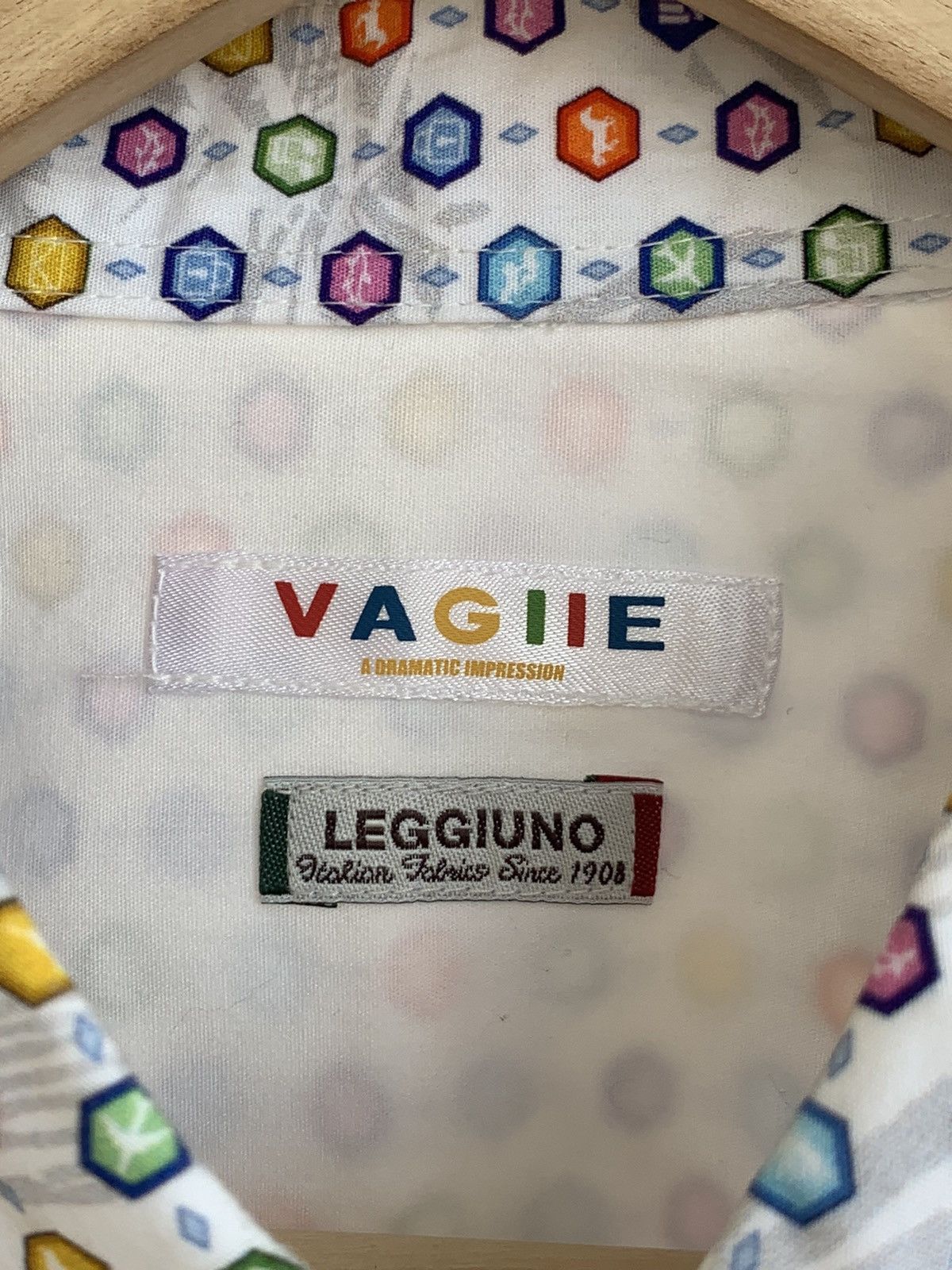 Japanese Brand Vagiie Emoji Print Long Sleeve Shirt by Leggiuno Size 50 Size US M / EU 48-50 / 2 - 9 Thumbnail
