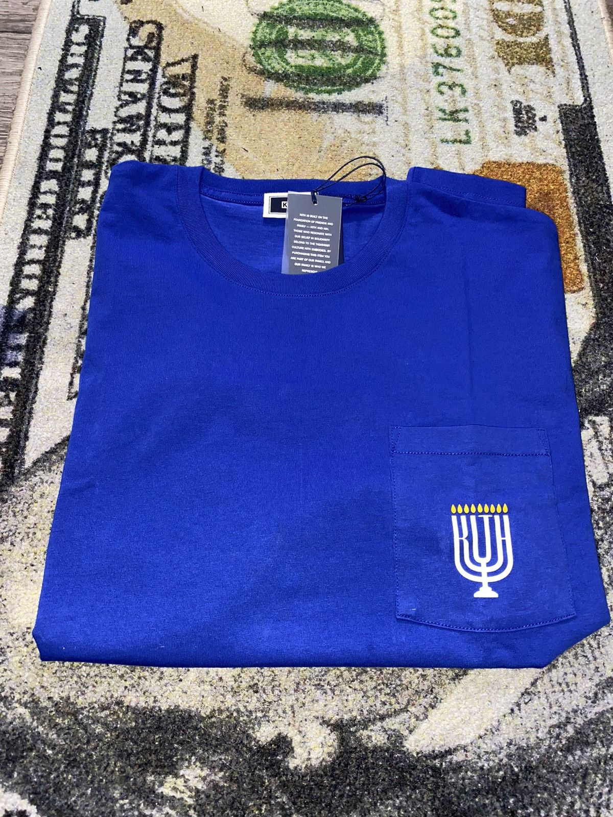 Kith × Vintage Kith Treats Hanukkah Menorah Tee | Grailed