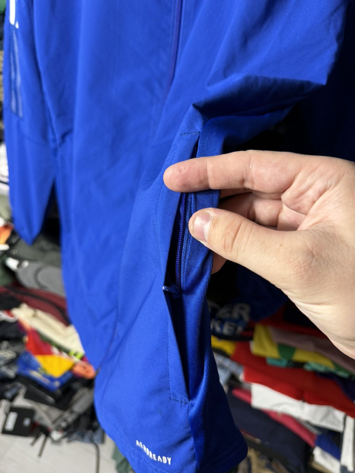 Adidas Adidas Grasshopper Zurich Jacket Blue Football Soccer Zip Size US M / EU 48-50 / 2 - 4 Thumbnail