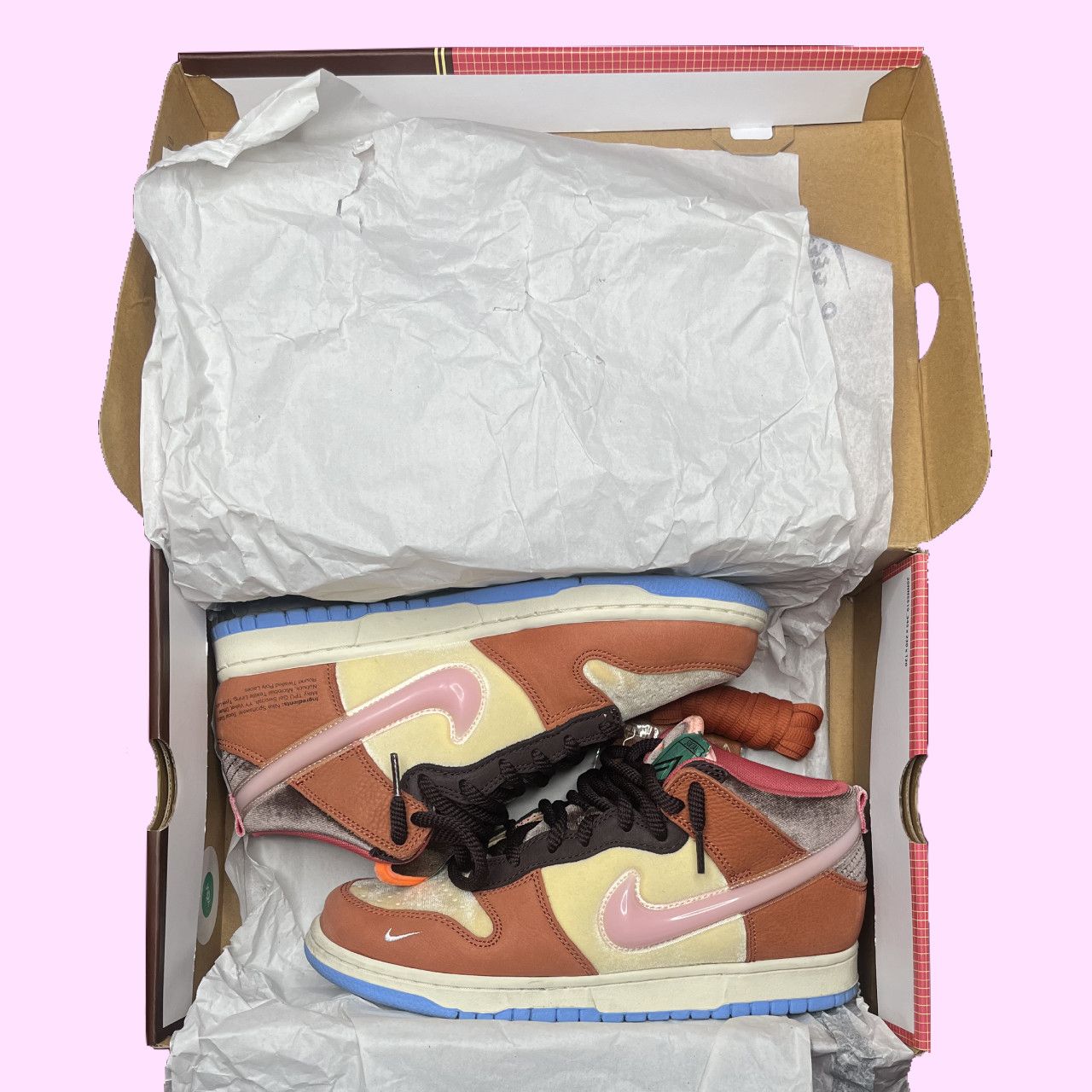 Nike × Social Status Social Status & Nike Dunks MID "Chocolate Milk" Size US 8 / EU 41 - 1 Thumbnail