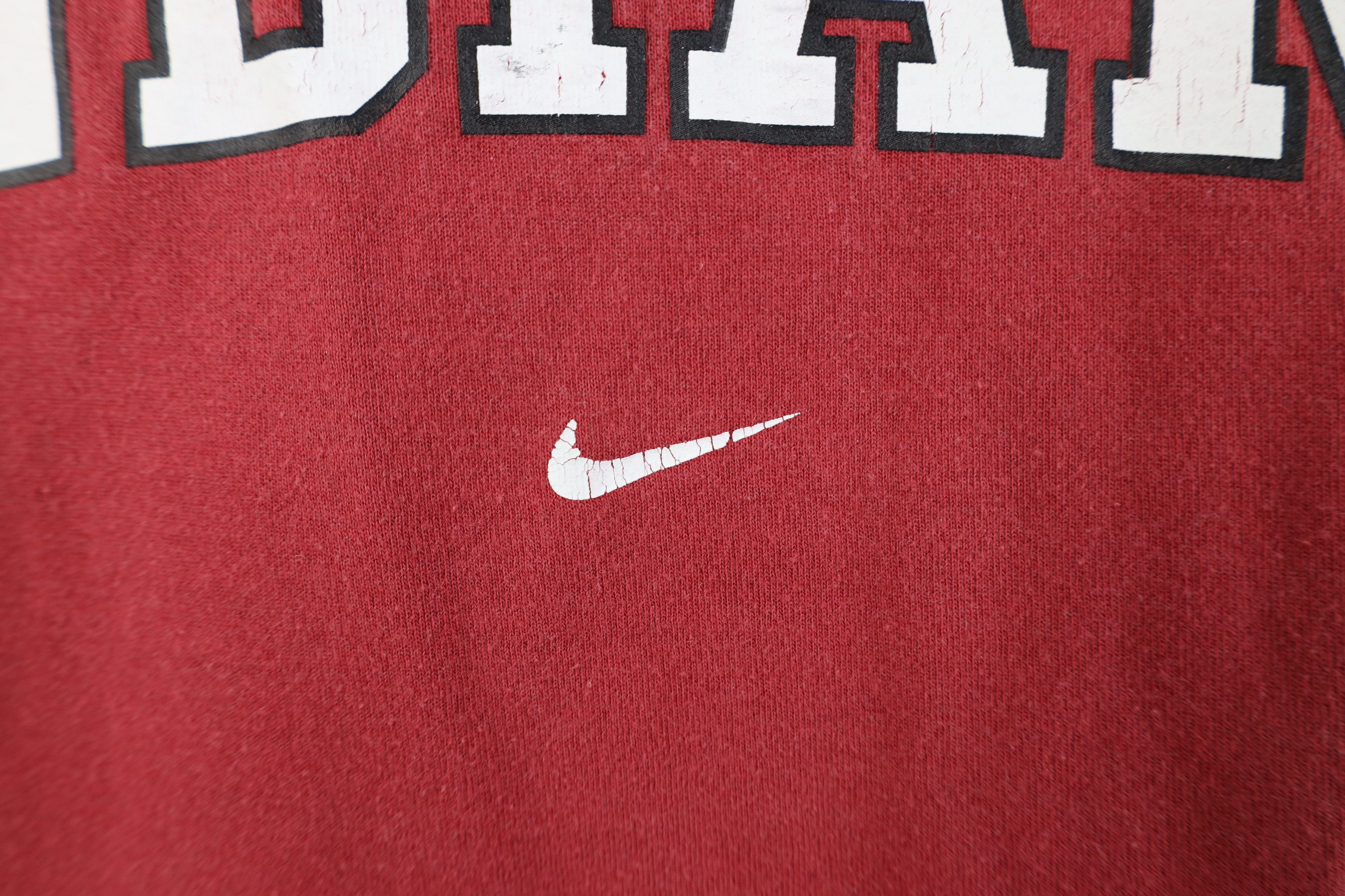 Nike Vintage Nike Reversible Swoosh Indiana University T-Shirt Size US S / EU 44-46 / 1 - 6 Thumbnail