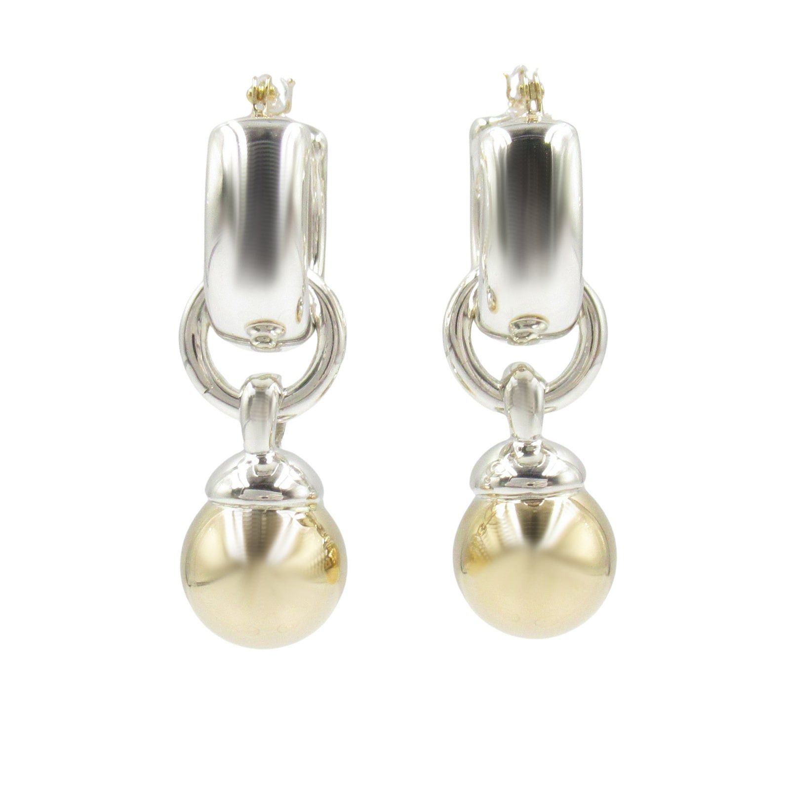 Tiffany & Co. Tiffany Co Tangle Earrings 925 Silver K18 (Yellow Gold) Gold Size ONE SIZE - 1 Thumbnail