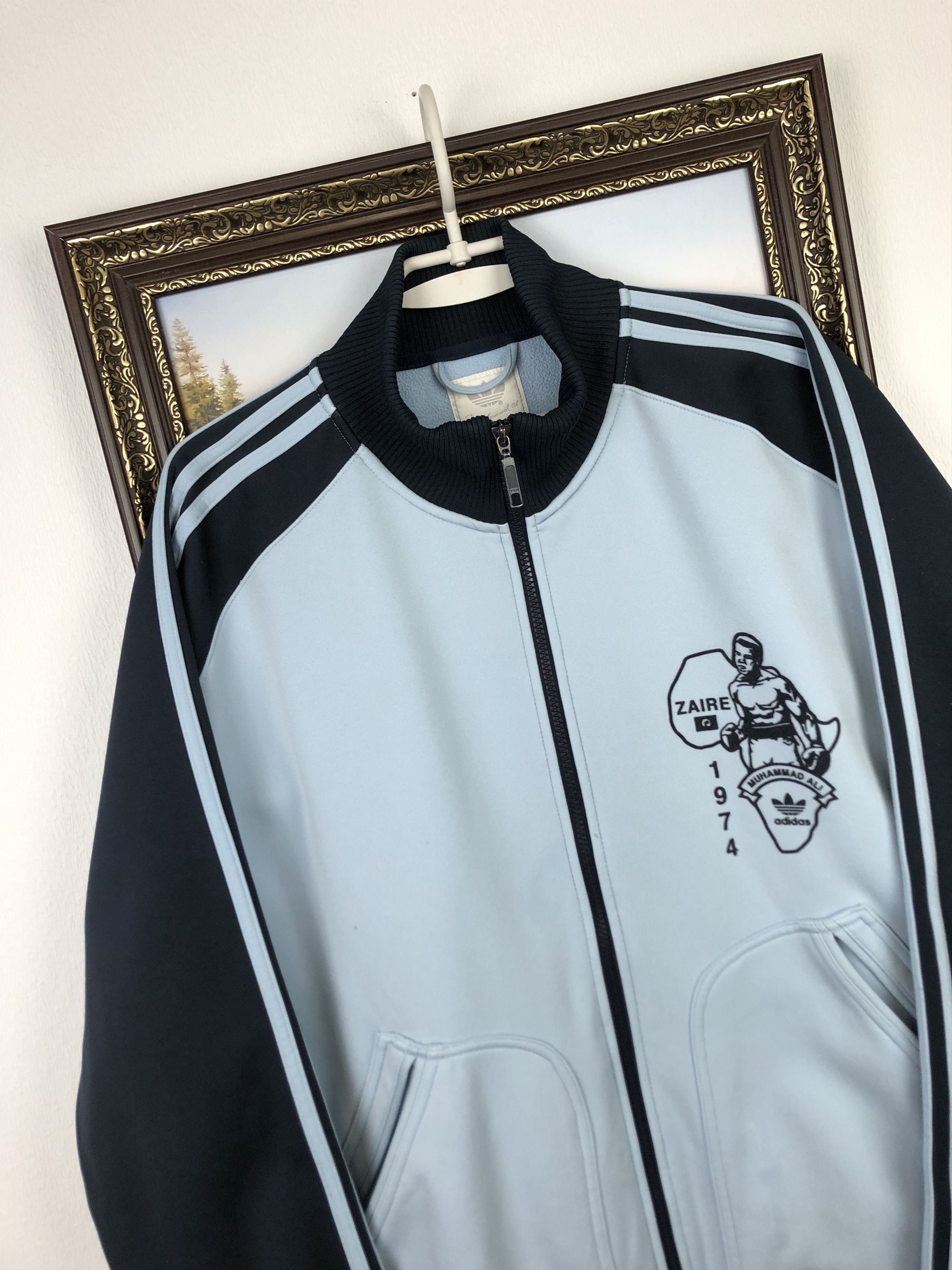 Adidas Adidas Muhammad Ali Jacket Vintage GOAT Boxing Zaire Track Size US L / EU 52-54 / 3 - 3 Thumbnail