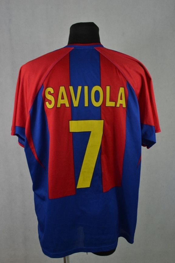 Vintage Vintage Official FC Barcelona Football Jersey #7 Saviola XL Size US XL / EU 56 / 4 - 1 Thumbnail