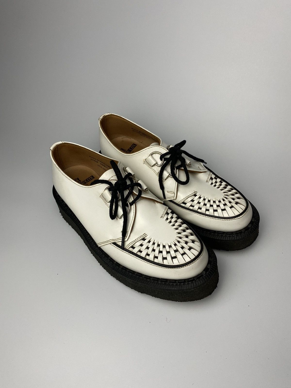 Avant Garde x George Cox Skipton Leather White Shoes, Men's (Size 10)