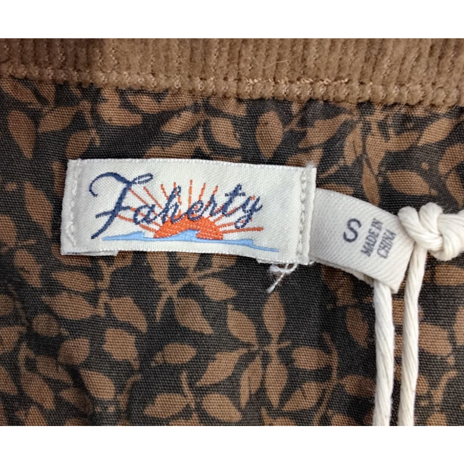 Faherty Faherty Michelle Dress Women S Brown Corduroy Jacket NWT Size S / US 4 / IT 40 - 9 Thumbnail
