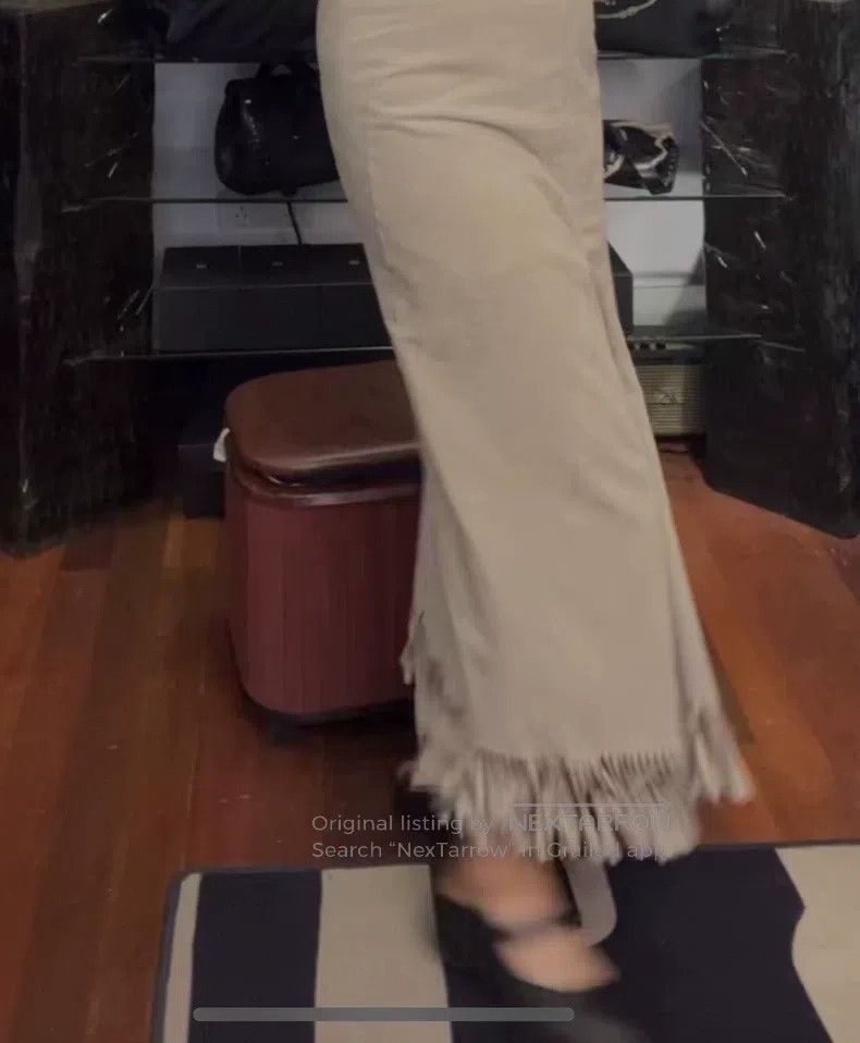Junya Watanabe Junya Watanabe size XS Khaki suede skirt Size 23" - 1 Thumbnail