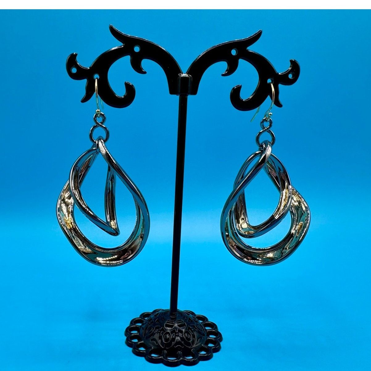 Alexis Bittar Alexis Bittar Gunmetal Gray/Bronze Drop Earrings - New Size ONE SIZE - 1 Thumbnail