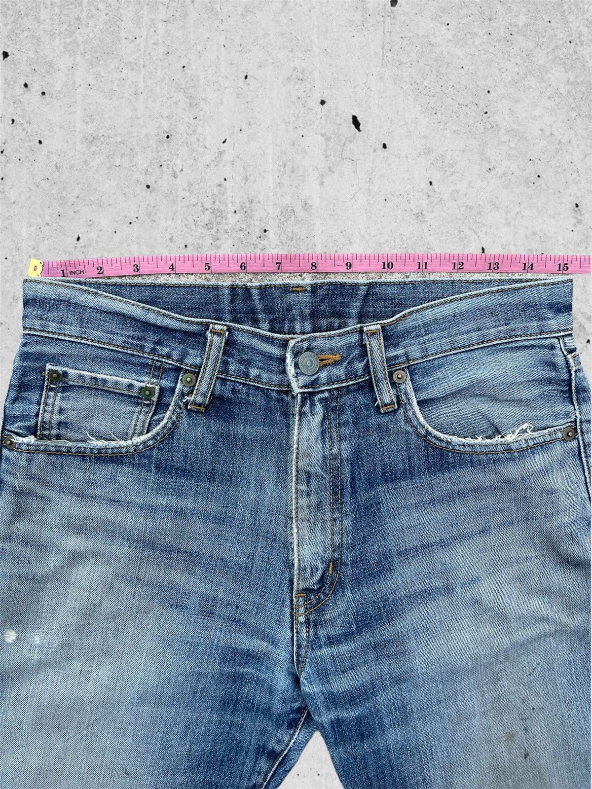 Rusty × Uniqlo 🔥 Uniqlo Rusty Distressed Denim Streetwear W30🔥 Size US 30 / EU 46 - 5 Thumbnail