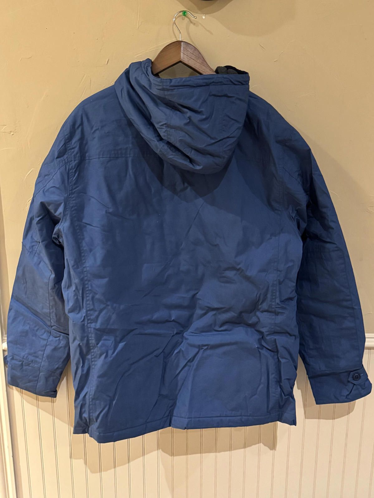 J.Crew J.Crew Blue Hooded Parka - Size L Size US L / EU 52-54 / 3 - 2 Thumbnail